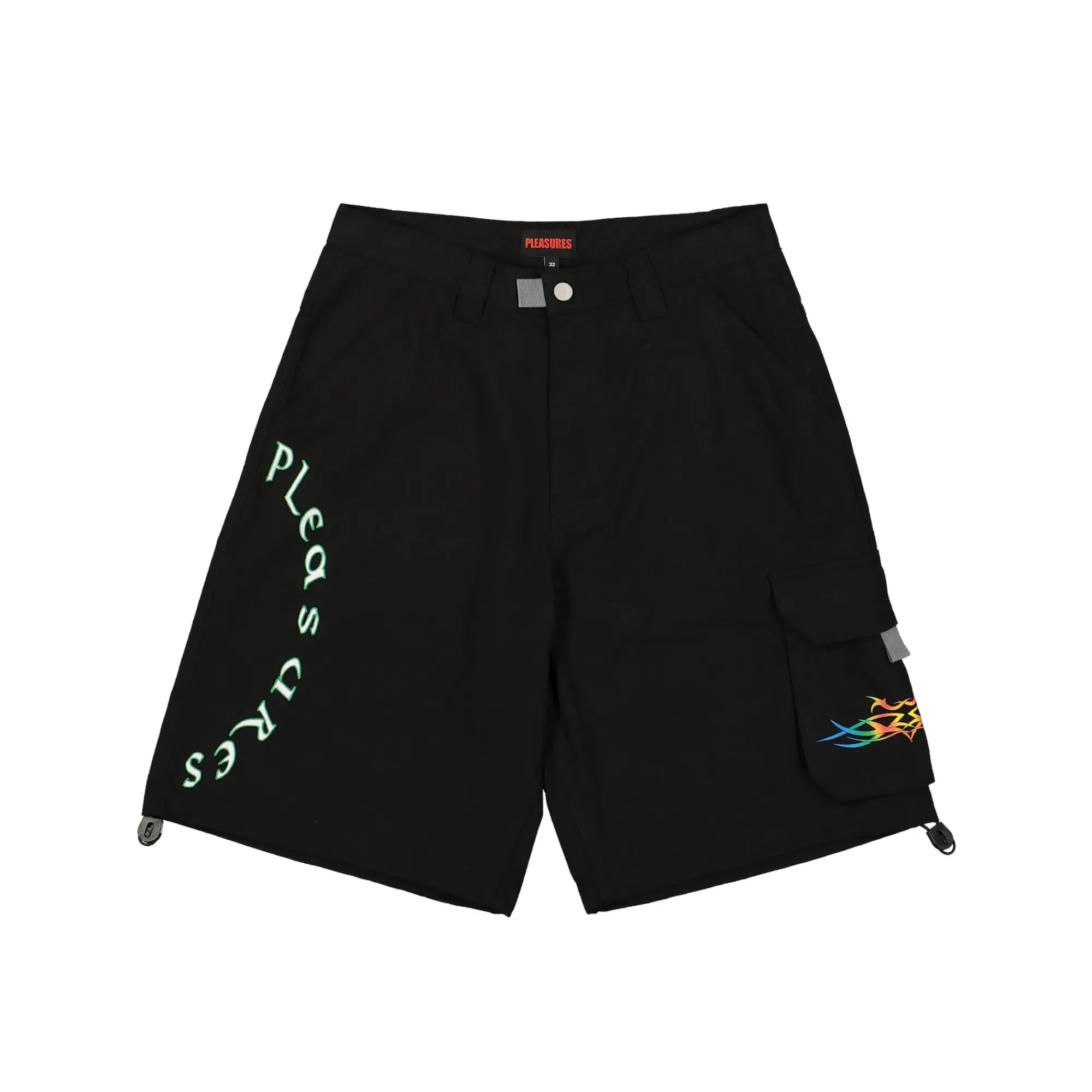 Pants & Shorts^Pleasures Adventure Cargo Shorts Black