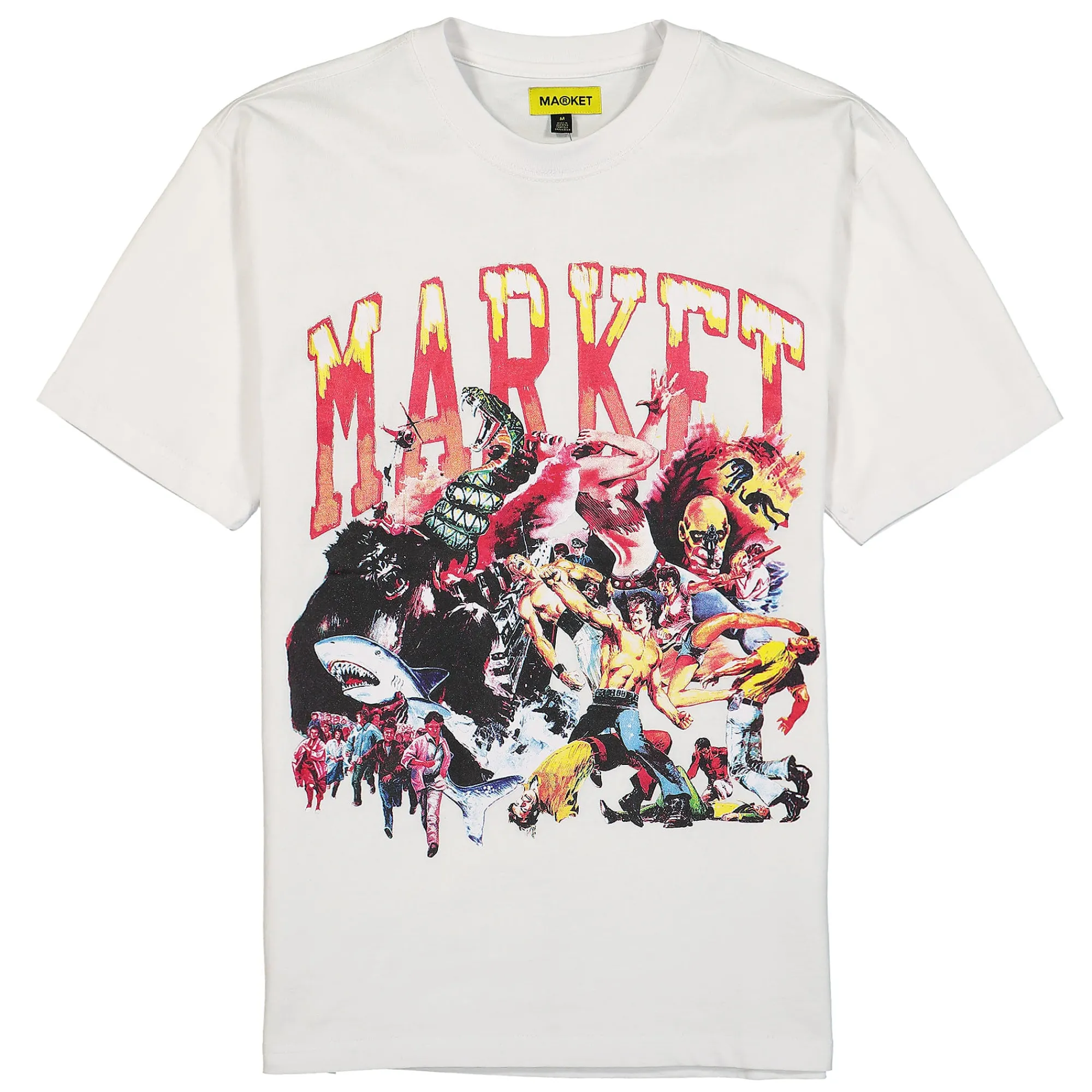 T-Shirts & Long Sleeves^Market Arc Animal Mosh Pit T-Shirt White