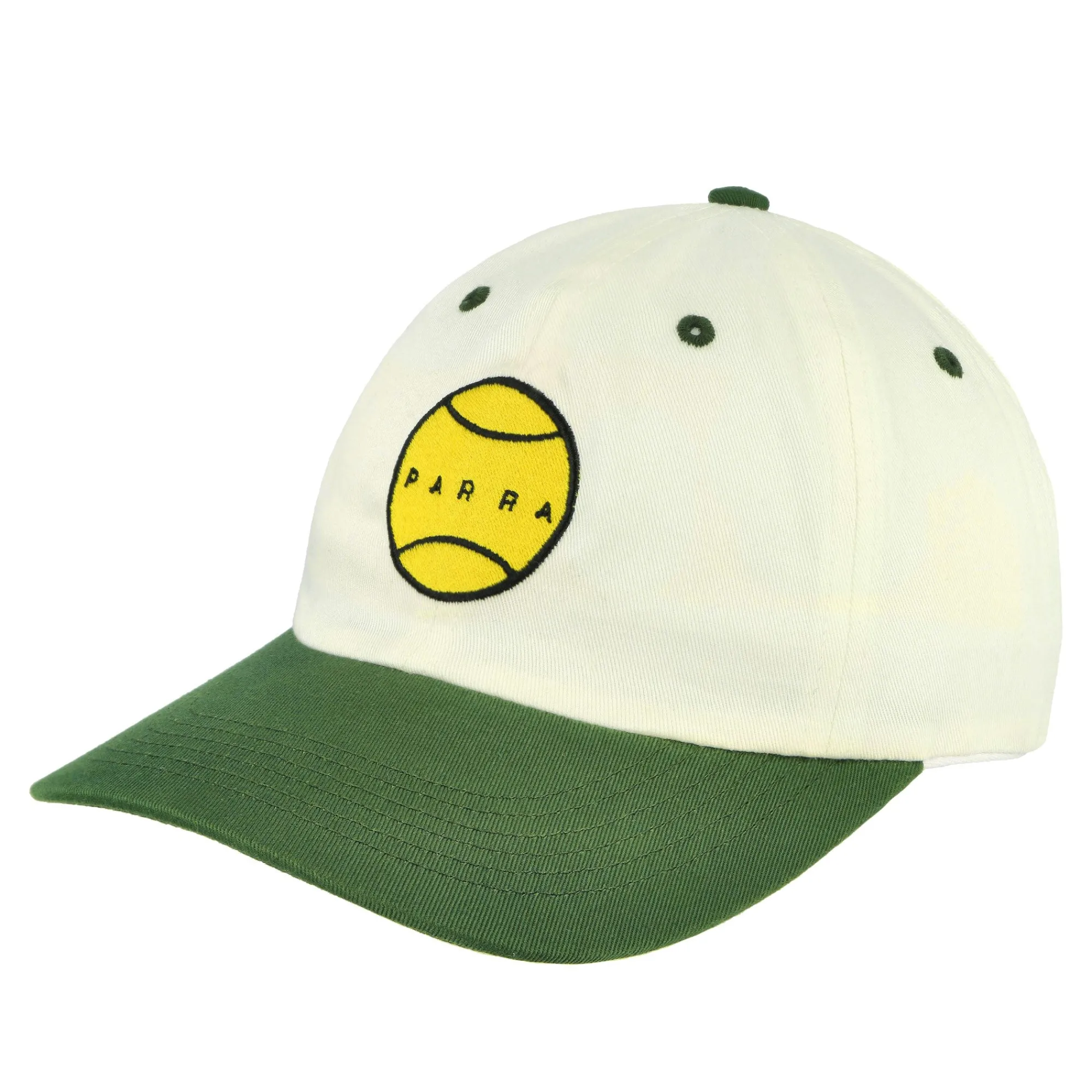 Caps, Hats & Beanies | Caps, Hats & Beanies^Parra Balled 6 Panel Hat White