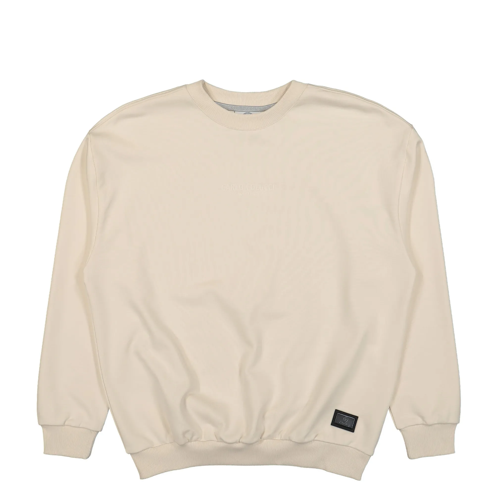 Sweatshirts & Hoodies^Carlo Colucci Basic Line Sweatshirt Beige