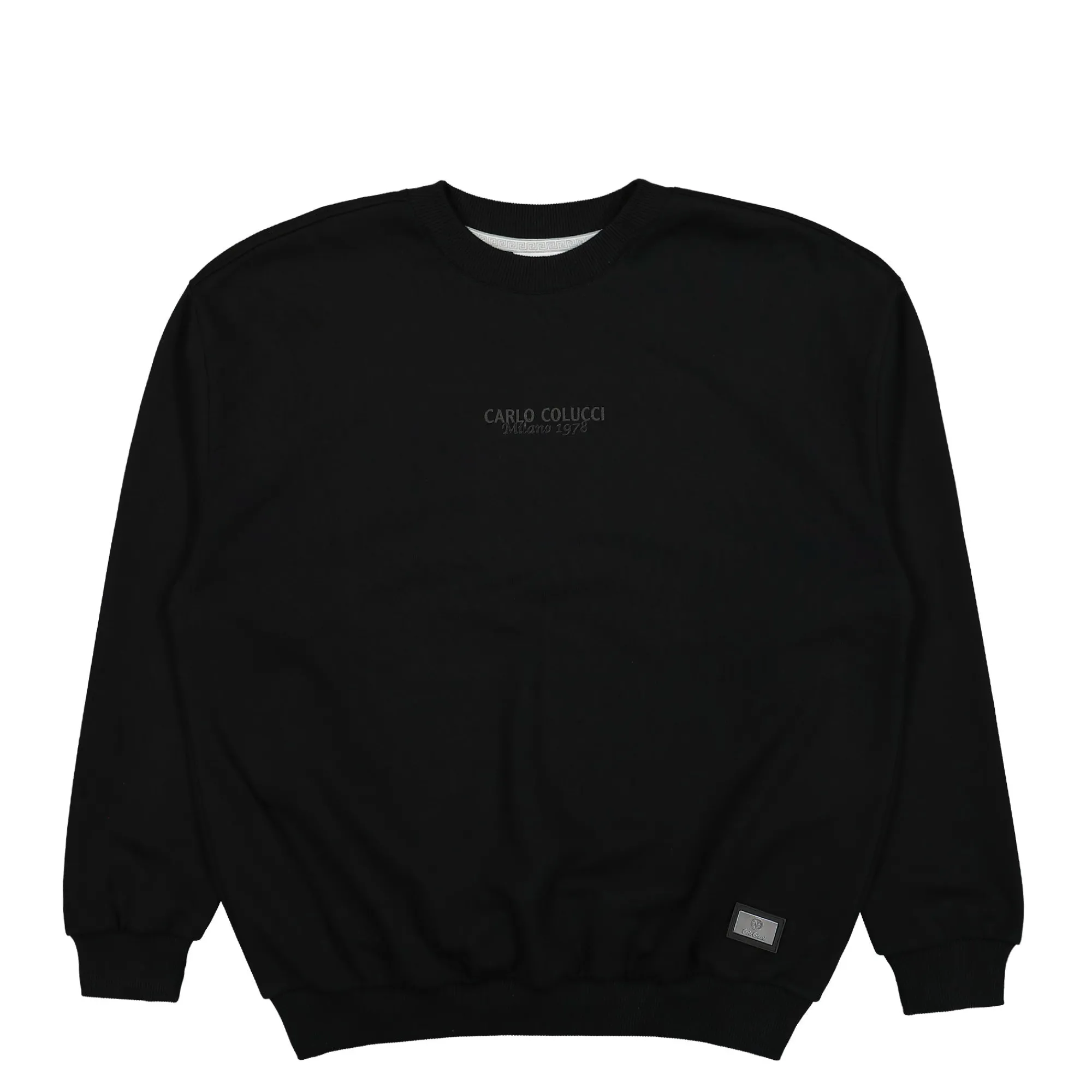 Sweatshirts & Hoodies^Carlo Colucci Basic Line Sweatshirt Black