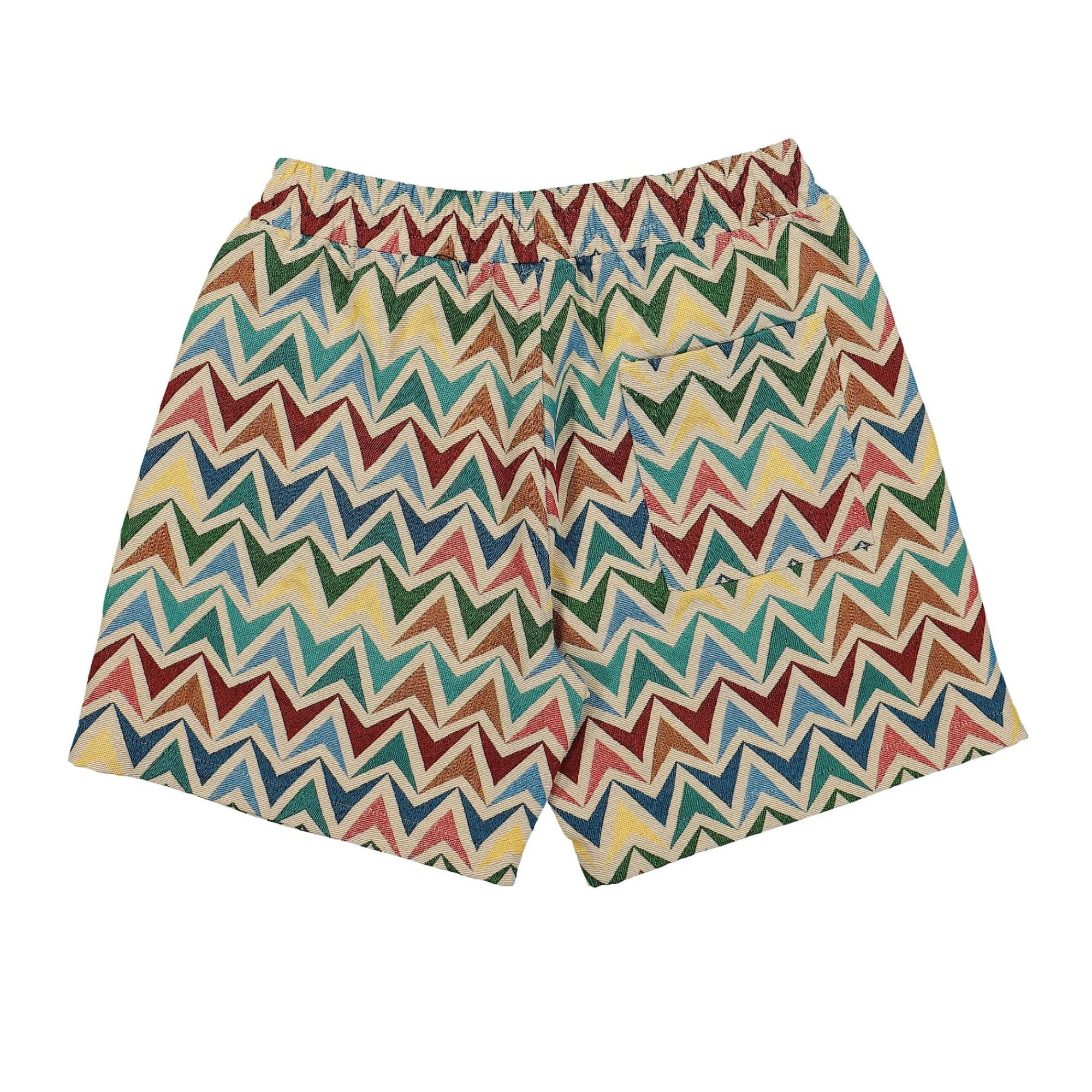 Pants & Shorts^Pleasures Basket Woven Shorts Multi/Khaki