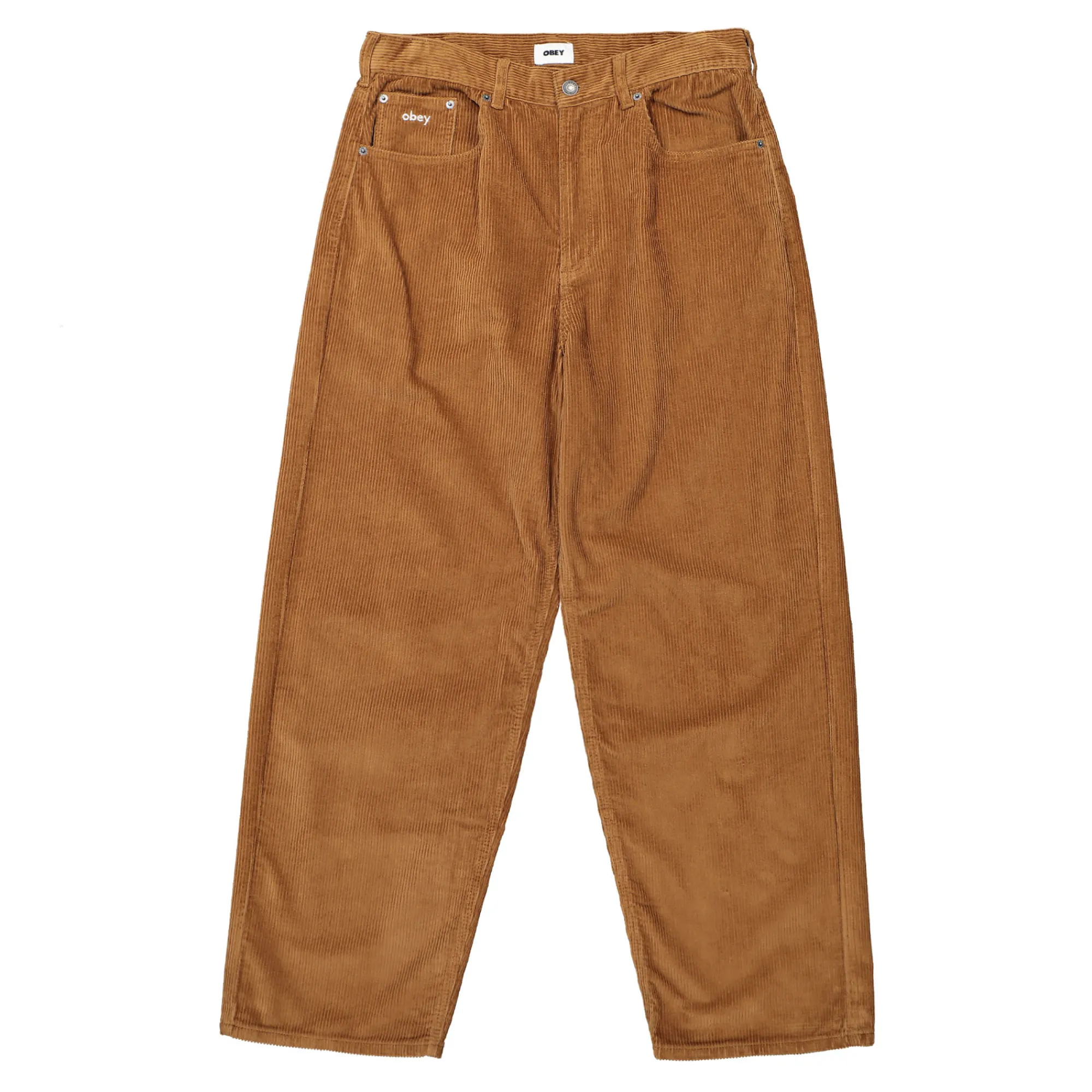 Pants & Shorts^Obey Bigwig Baggy Corduroy Pant CatechuWood