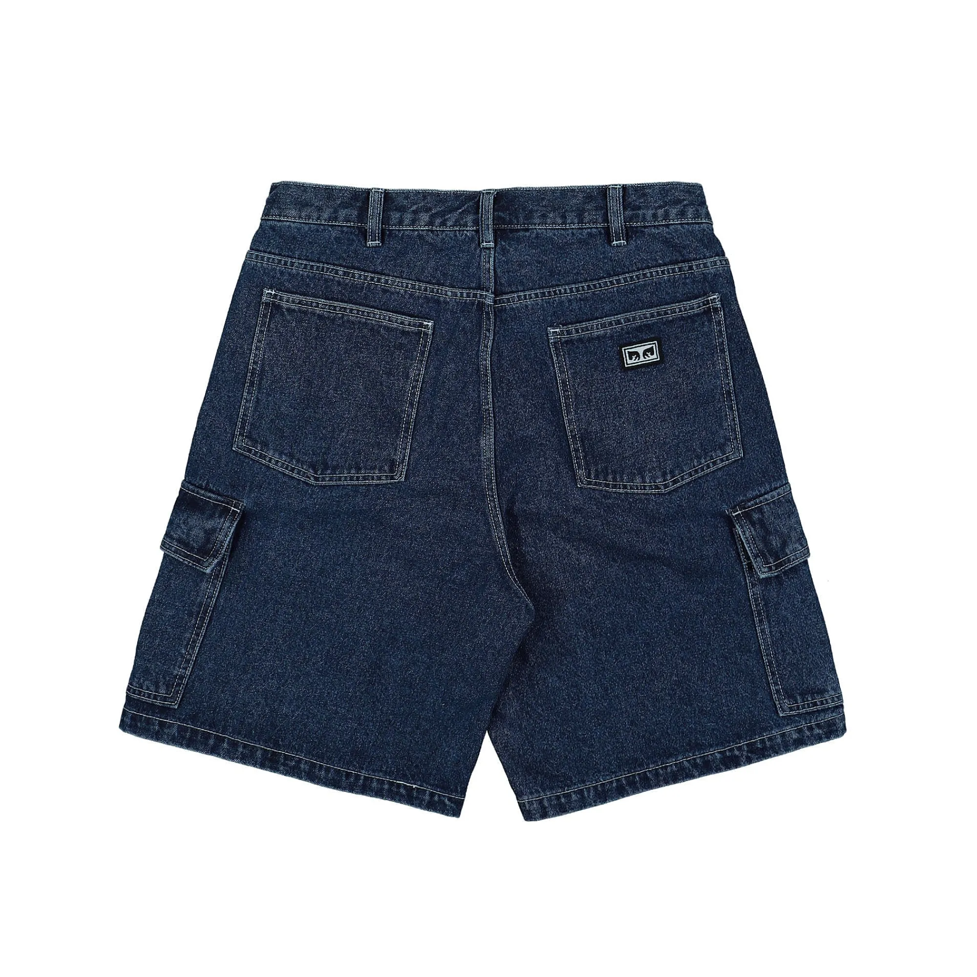 Jeans | Pants & Shorts^Obey Bigwig Baggy Denim Cargo Short StoneWashIndigo