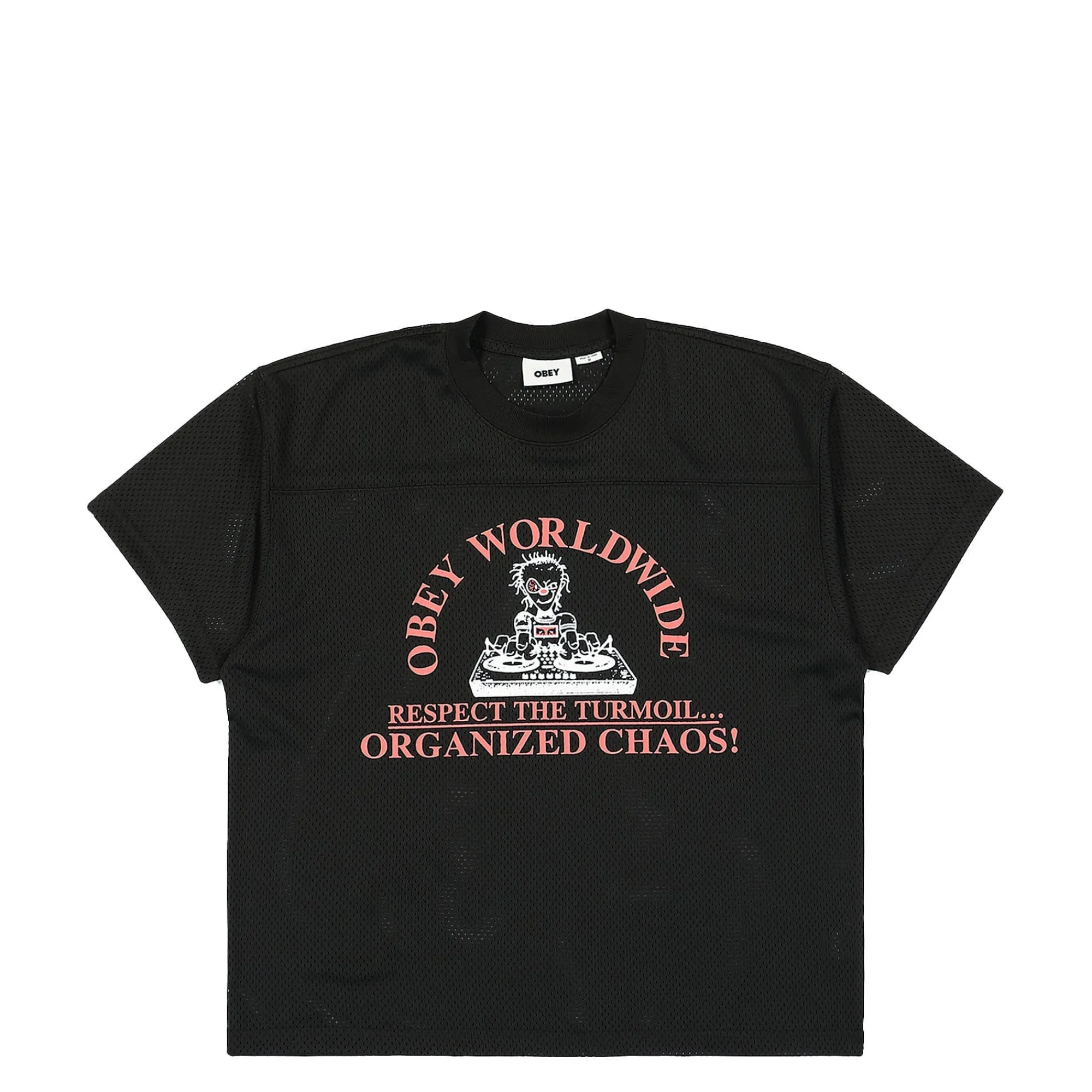 T-Shirts & Long Sleeves^Obey Bigwig Vero Mesh Jersey Black