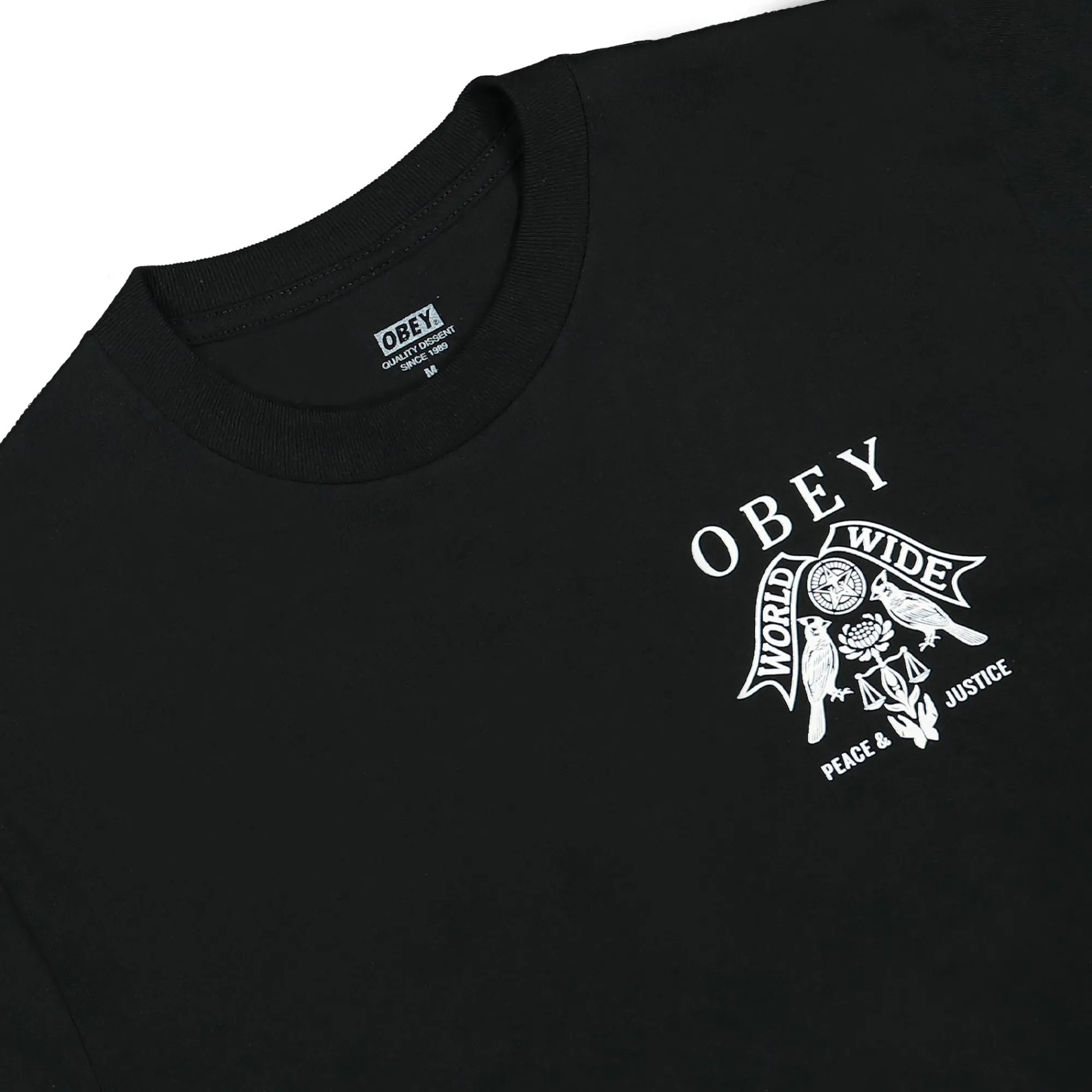 T-Shirts & Long Sleeves^Obey Birds Of Justice T-Shirt Black