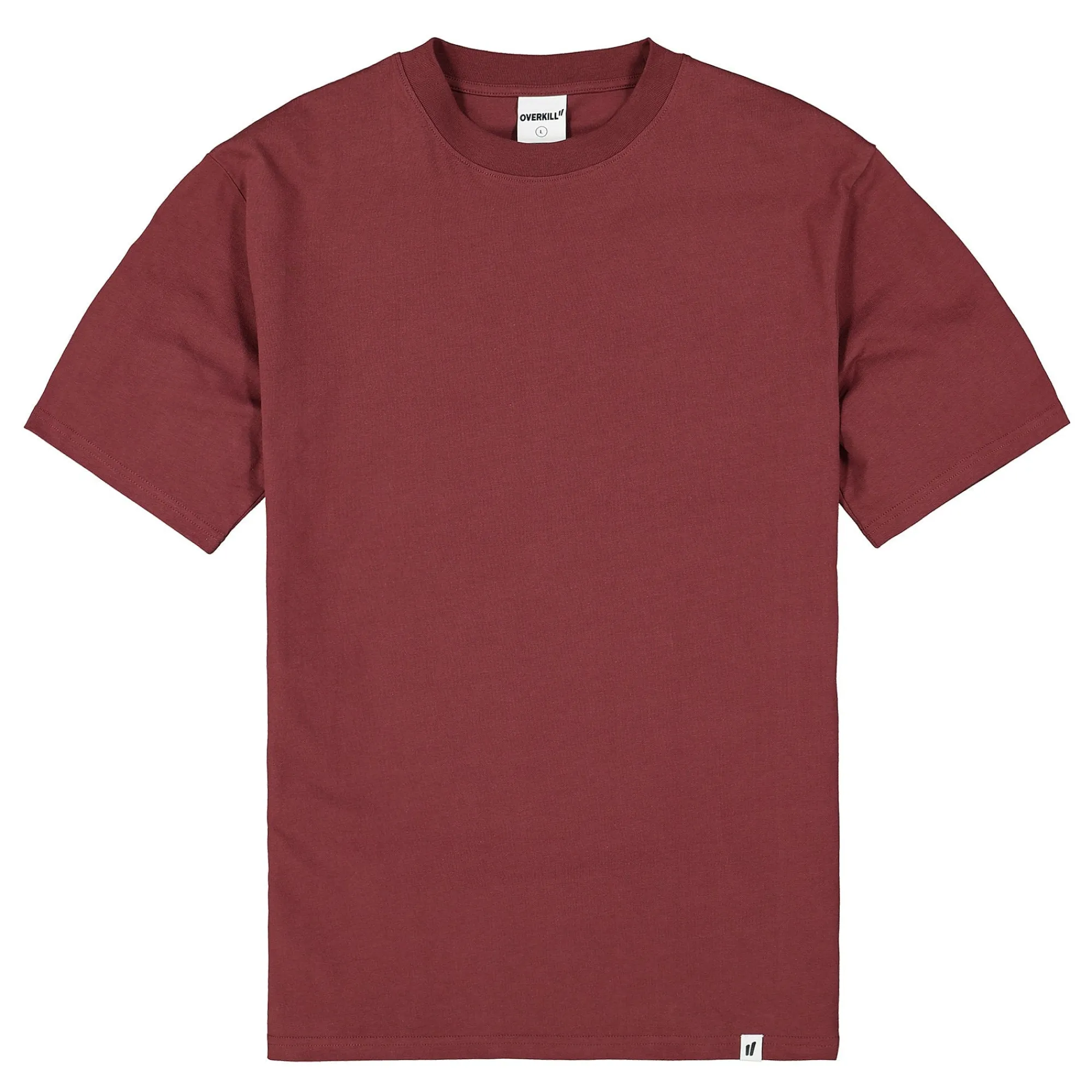 T-Shirts & Long Sleeves | T-Shirts & Long Sleeves^Overkill Blank Tee Burgundy