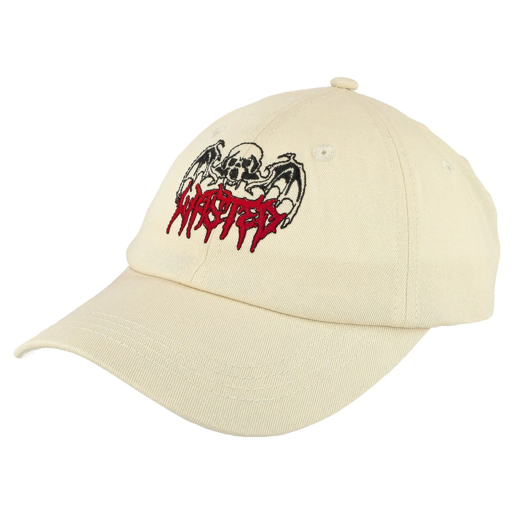 Caps, Hats & Beanies | Caps, Hats & Beanies^Wasted Paris Bones 6 Panel Cap OffWhite