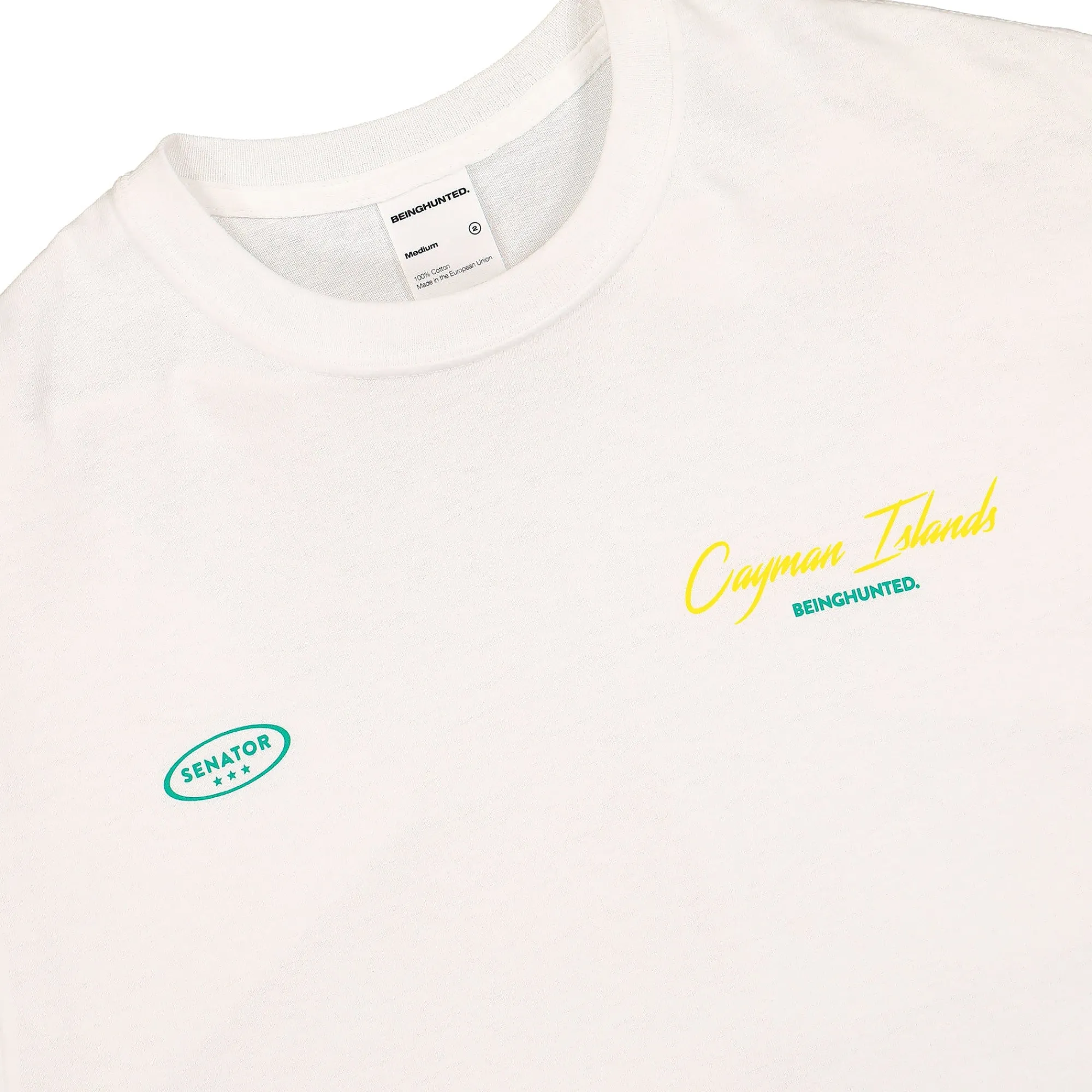 T-Shirts & Long Sleeves^Beinghunted Cayman Souvenir Senator T-Shirt White