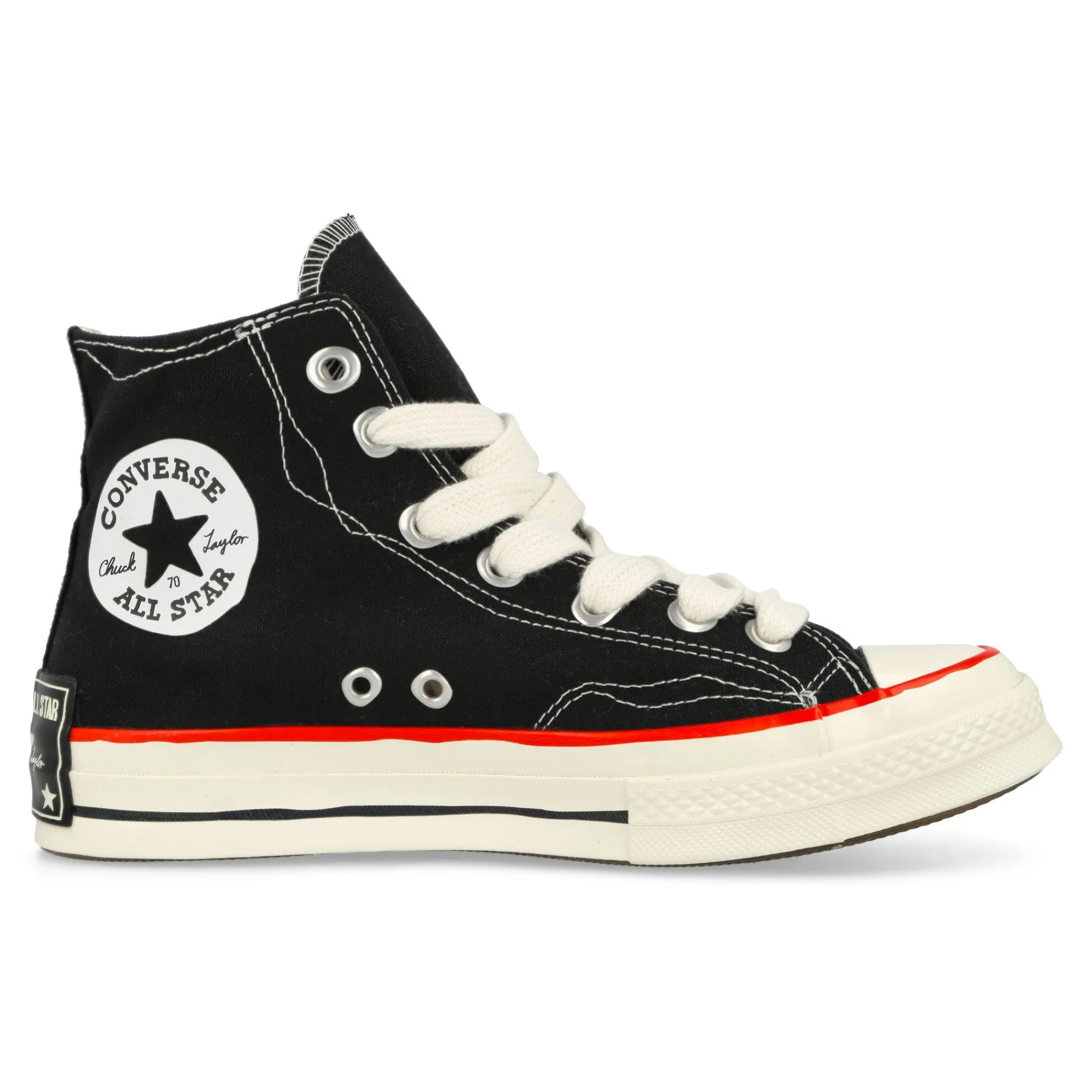 High Tops | Basketball & Court^Converse Chuck 70 Hi Sketch Black/White/Red