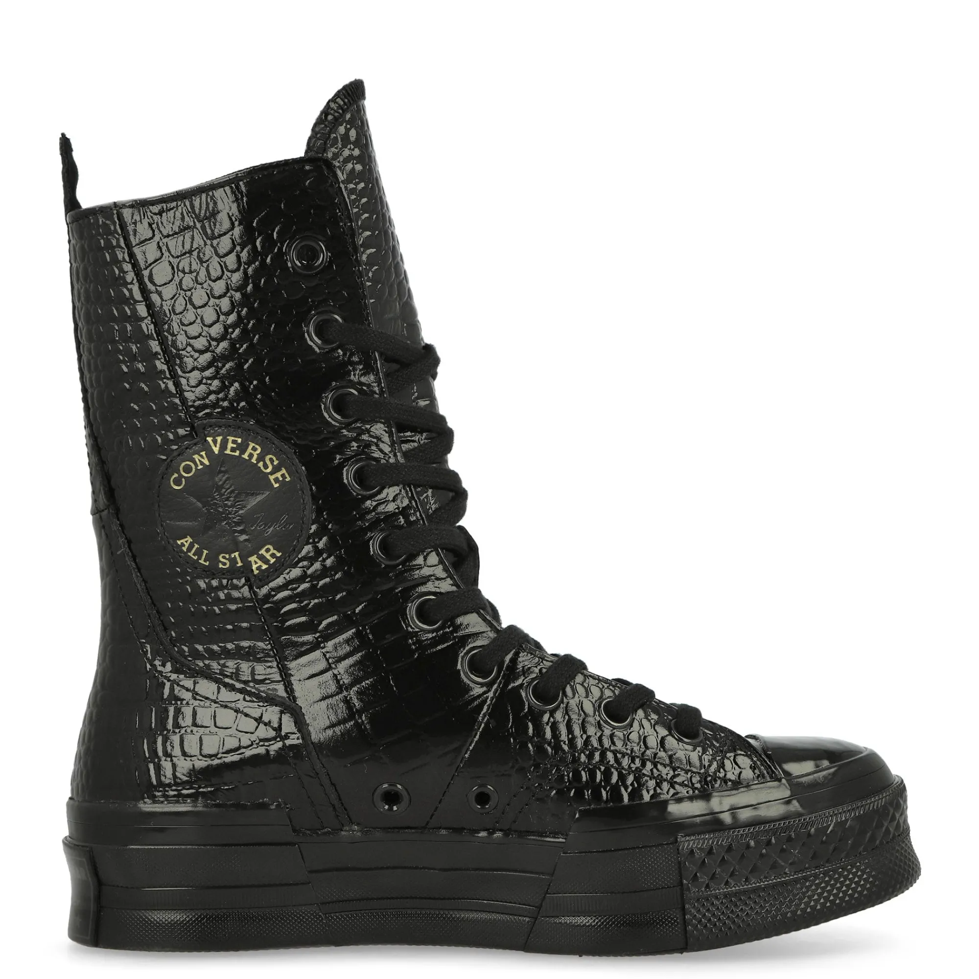 High Tops | Boots^Converse Chuck 70 Plus XHI Leather Black/Black/LightGold