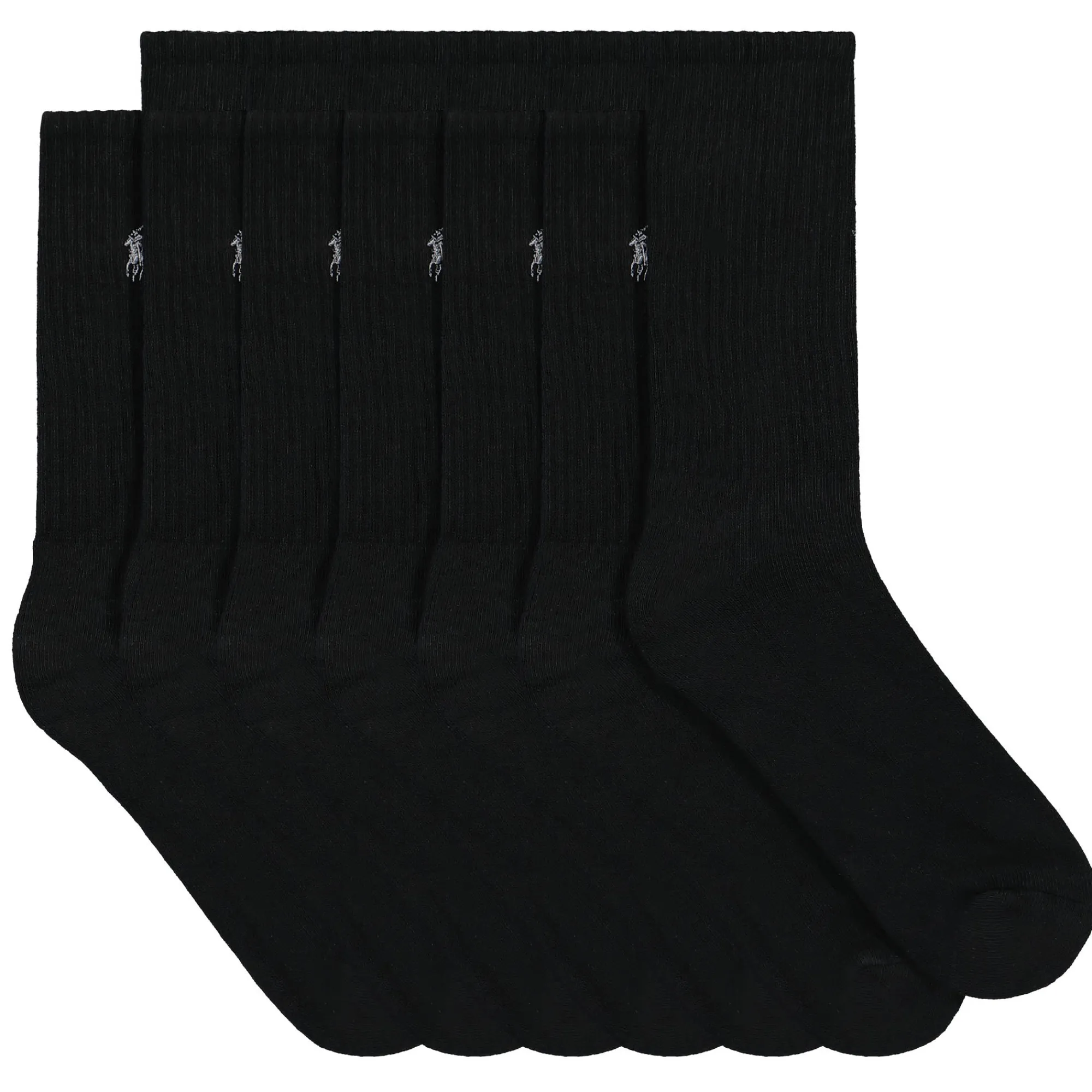 Socks & Underwear^Polo Ralph Lauren Classic Crew Socks 6 Pack Black