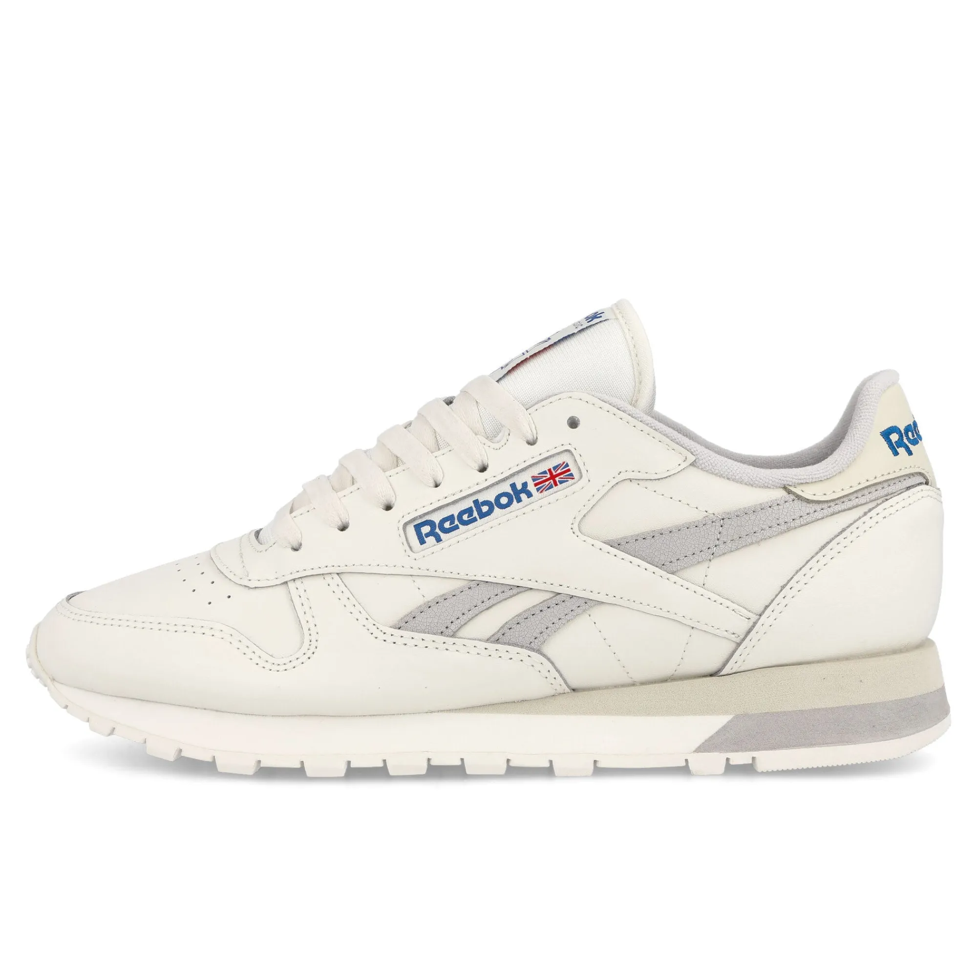 Low Tops | The Classics^Reebok Classic Leather Chalk/LightSolarGrey/Alabaster