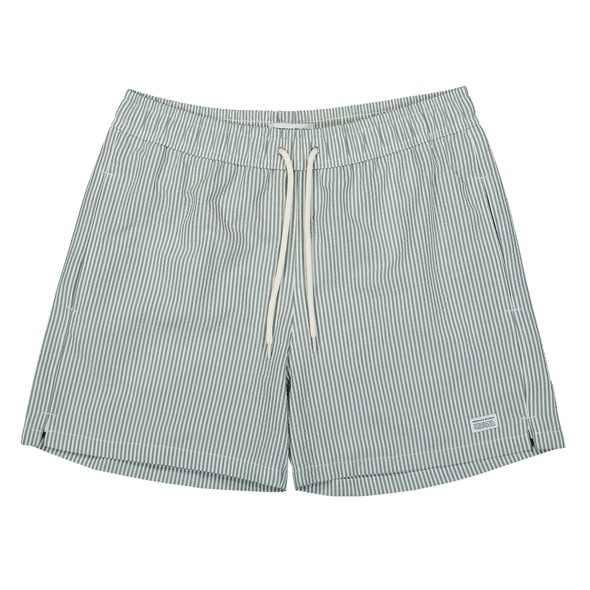 Pants & Shorts^Edmmond Studios Classic Seersucker Shorts Green