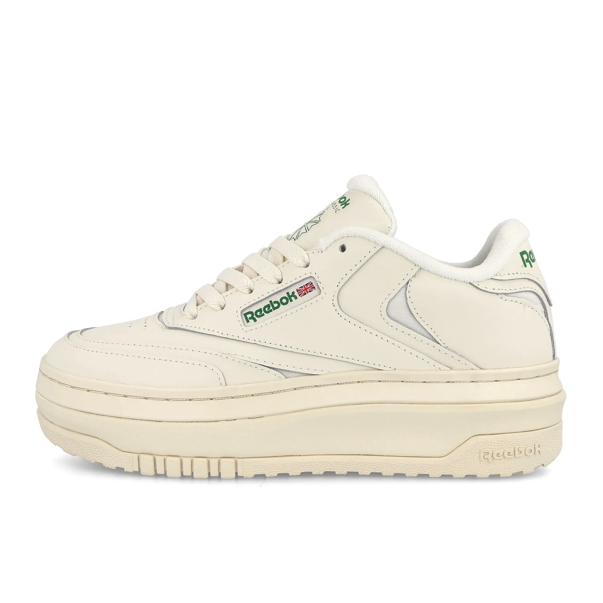 Low Tops^Reebok Club C Extra Chalk-Chalk-GlenGreen