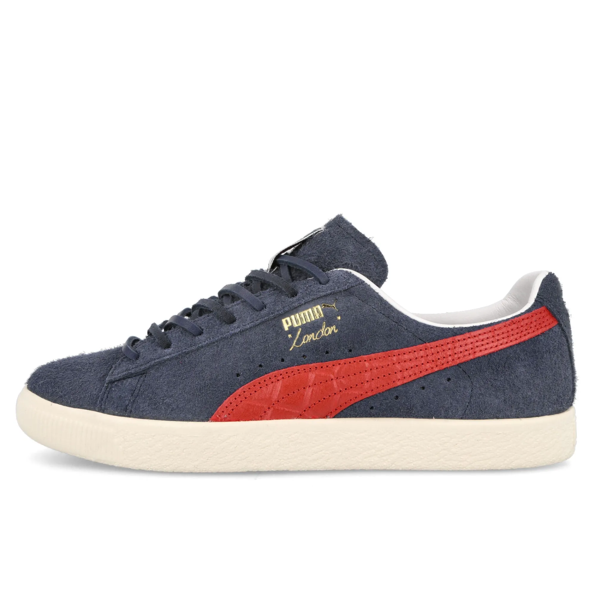 Low Tops | Basketball & Court^Puma Clyde Soho LONDON FrostedIvory-NewNavy