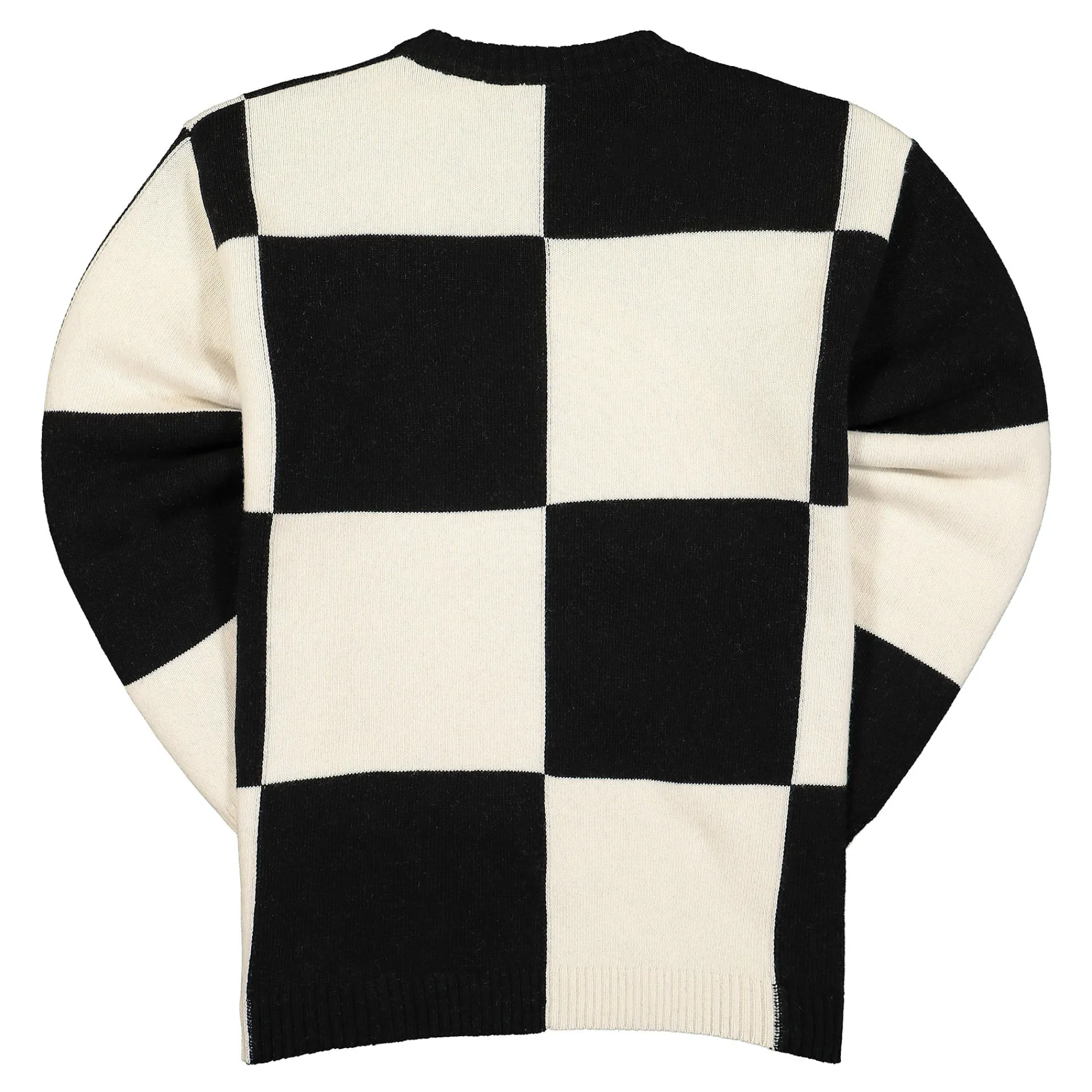 Sweatshirts & Hoodies^Bel-Air Athletics Colour Block Intarsia Knit Sweater VintageBlack/NotebookWhite