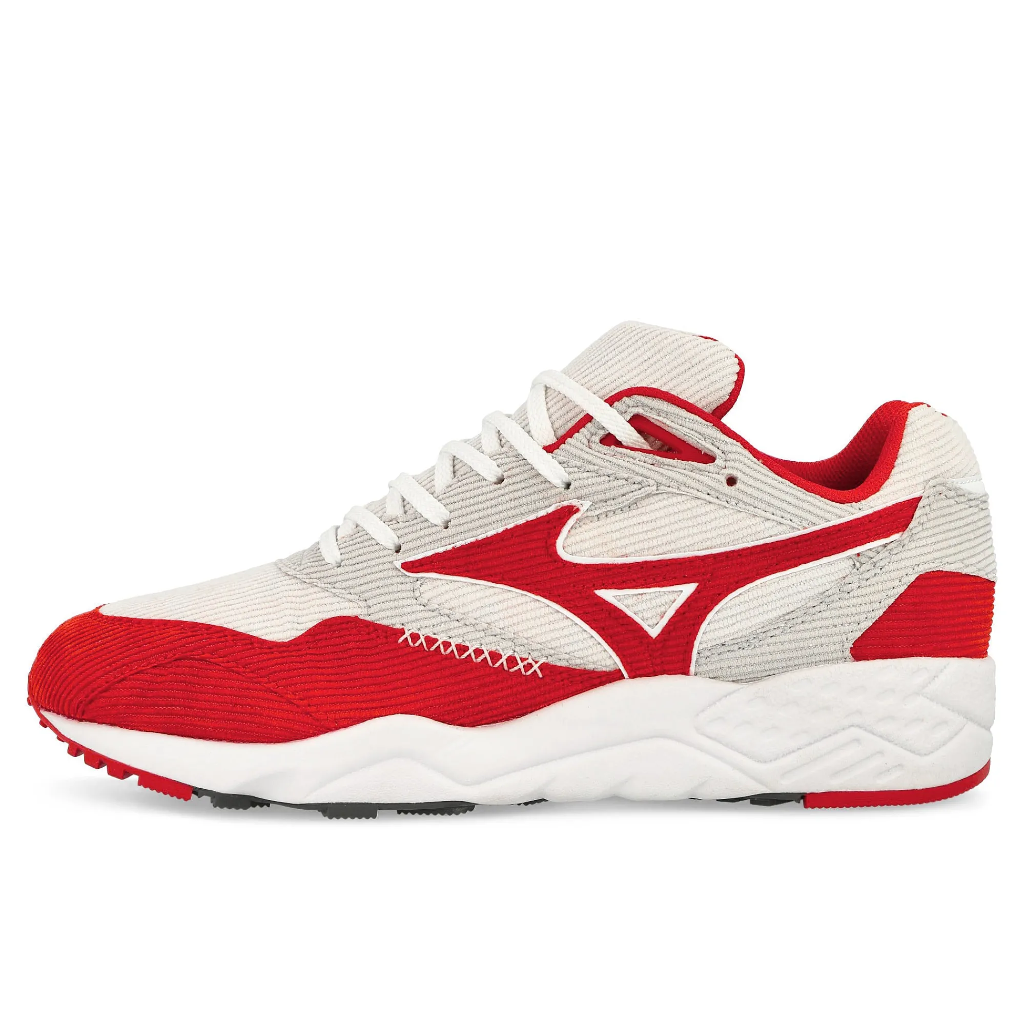 Low Tops | Retro & Running^Mizuno Contender CoolGray/HighRiskRed/White