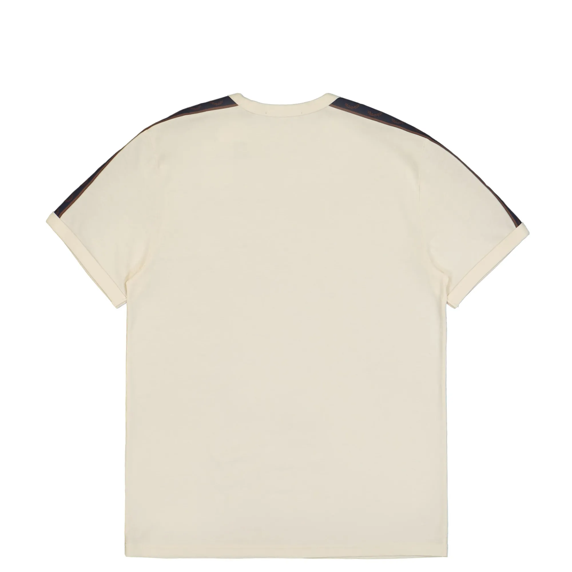 T-Shirts & Long Sleeves | T-Shirts & Long Sleeves^Fred Perry Contrast Tape Ringer T-Shirt Ecru / CarringtonBrick