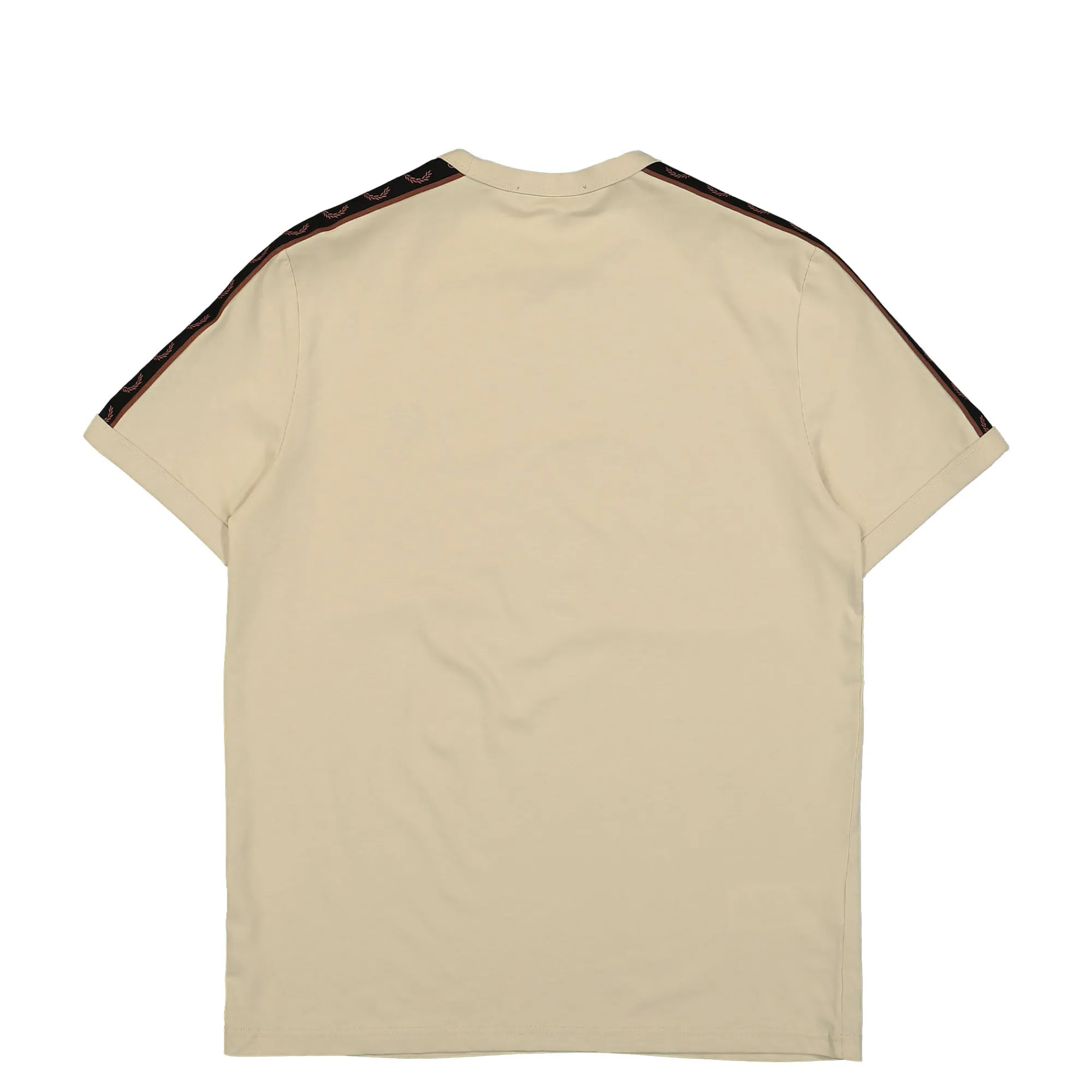 T-Shirts & Long Sleeves^Fred Perry Contrast Tape Ringer T-Shirt Oatmeal/WhiskyBrown