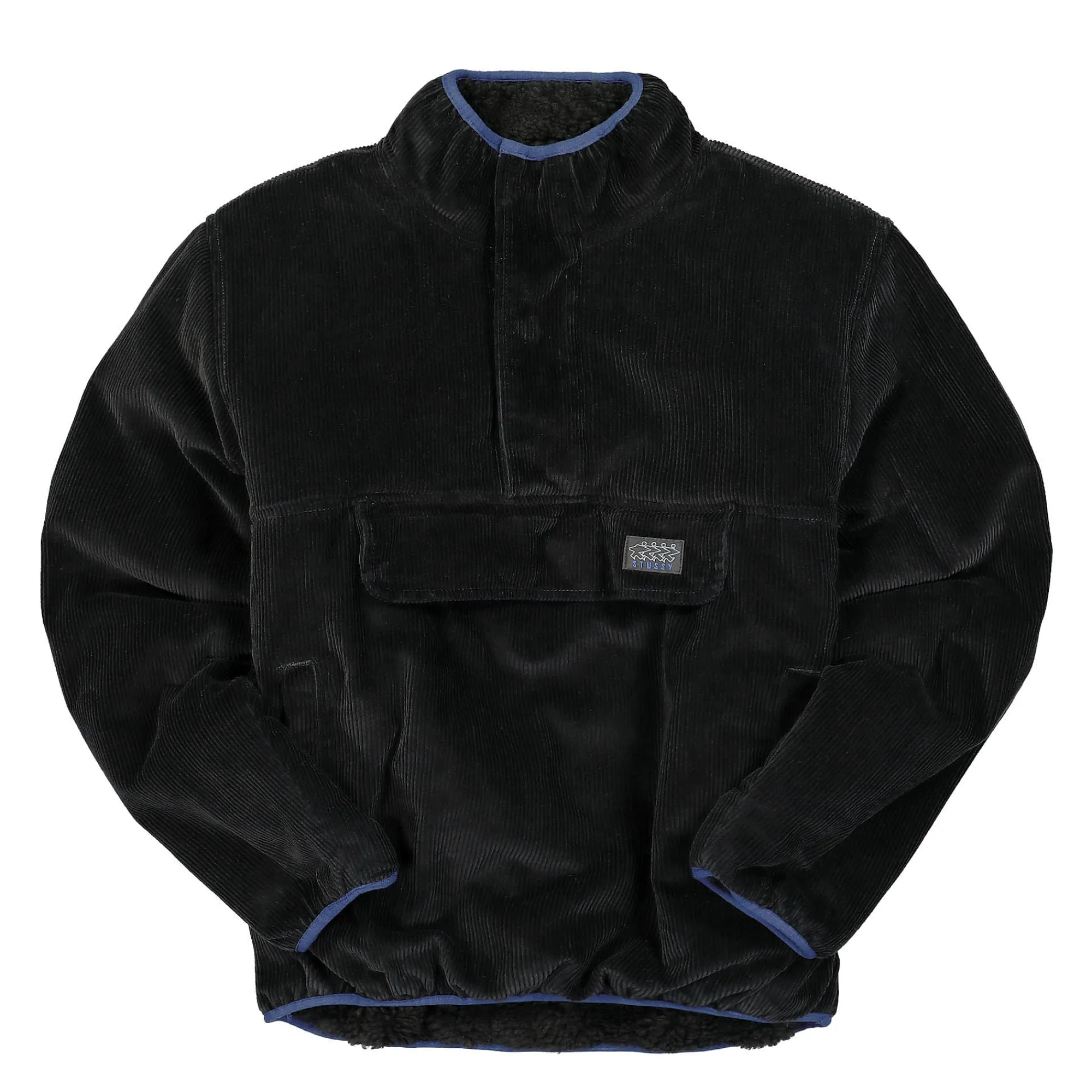 Sweatshirts & Hoodies^Stussy Corduroy Mock Pullover Black