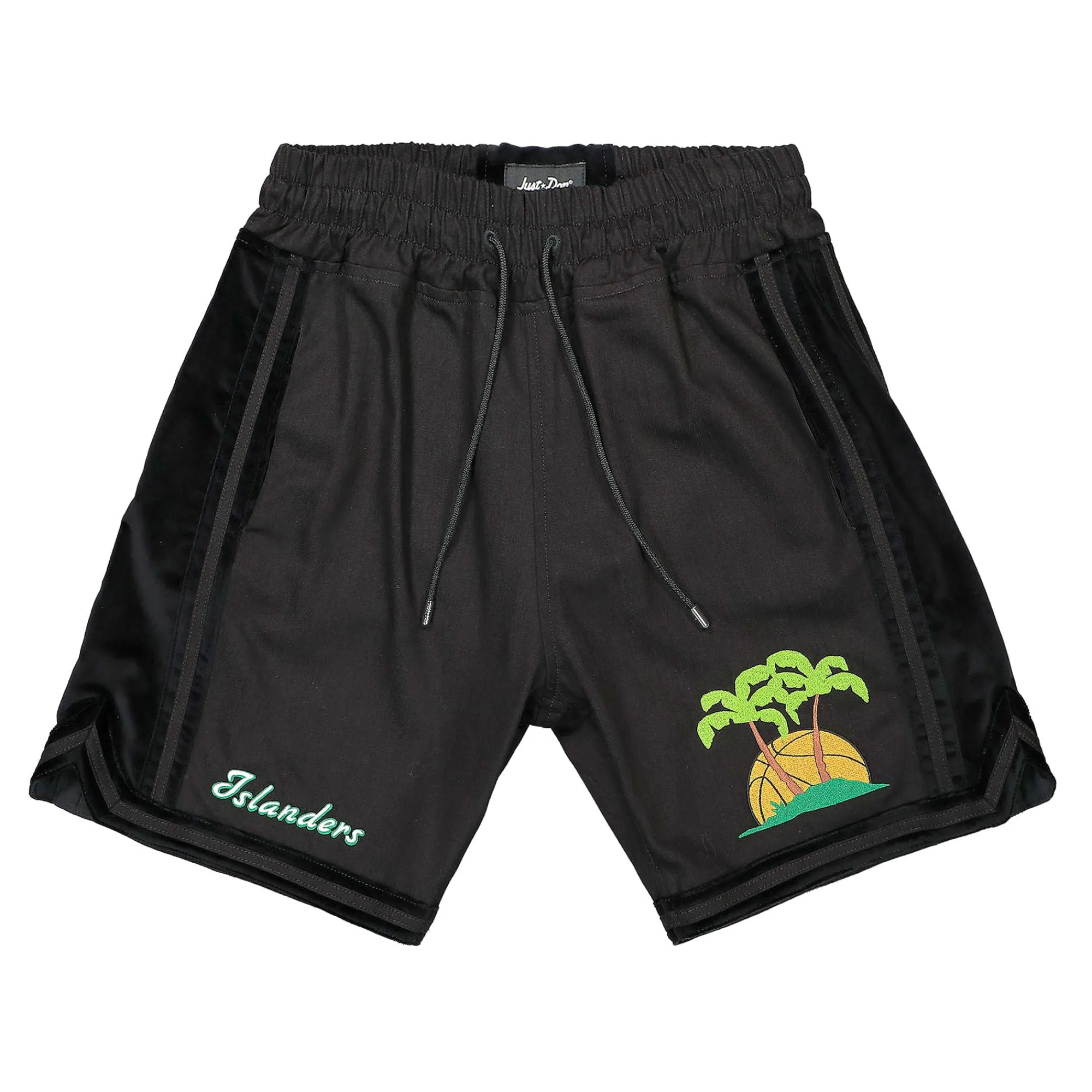 Pants & Shorts^Just Don Cotton Twill Short Black