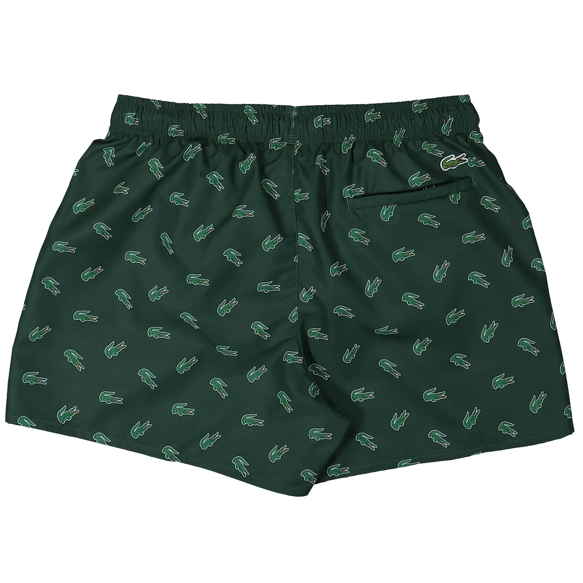 Socks & Underwear | Pants & Shorts^Lacoste Crocodile Print Swim Trunks VertGreen