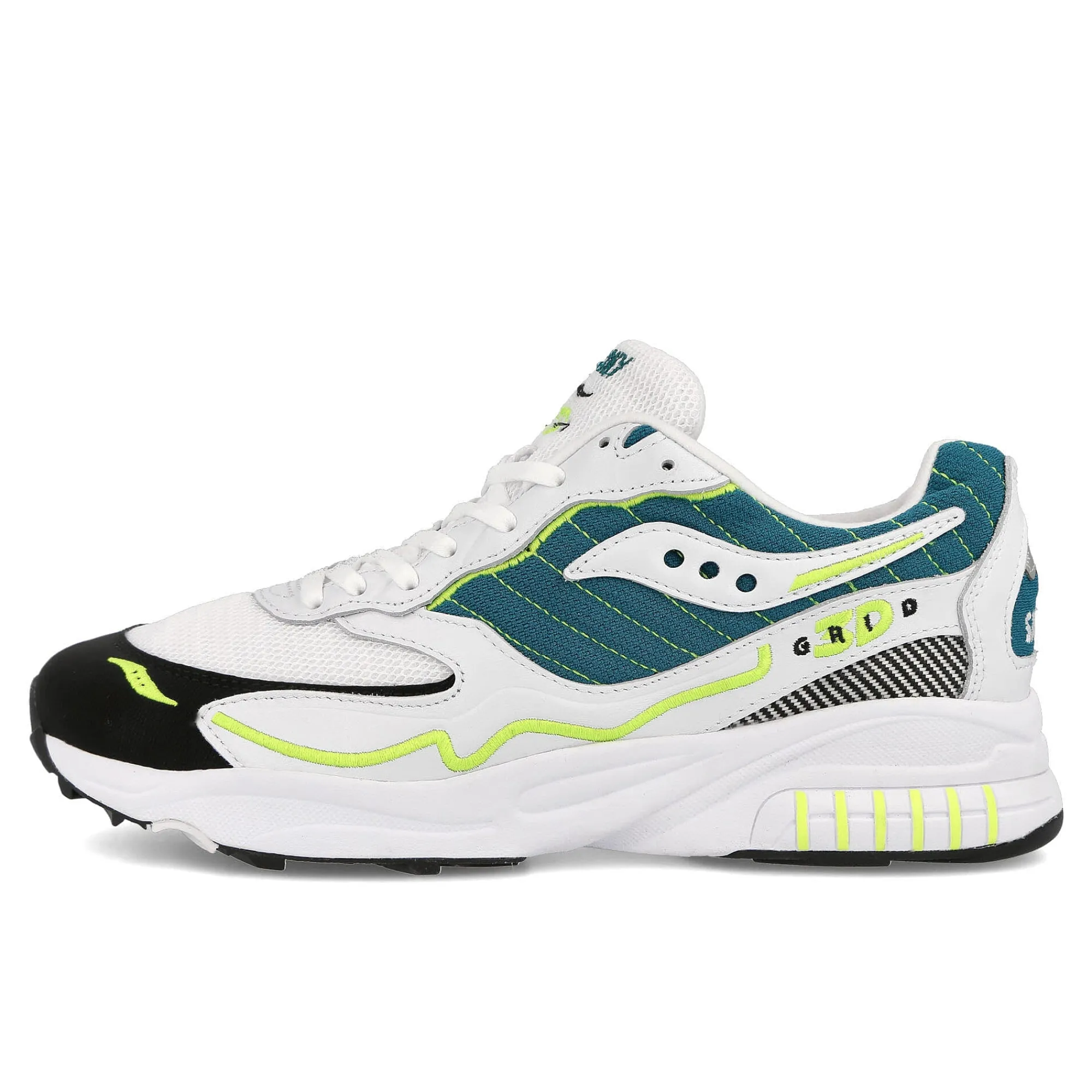 Low Tops | Retro & Running^Saucony 3d grid hurricane White-Green