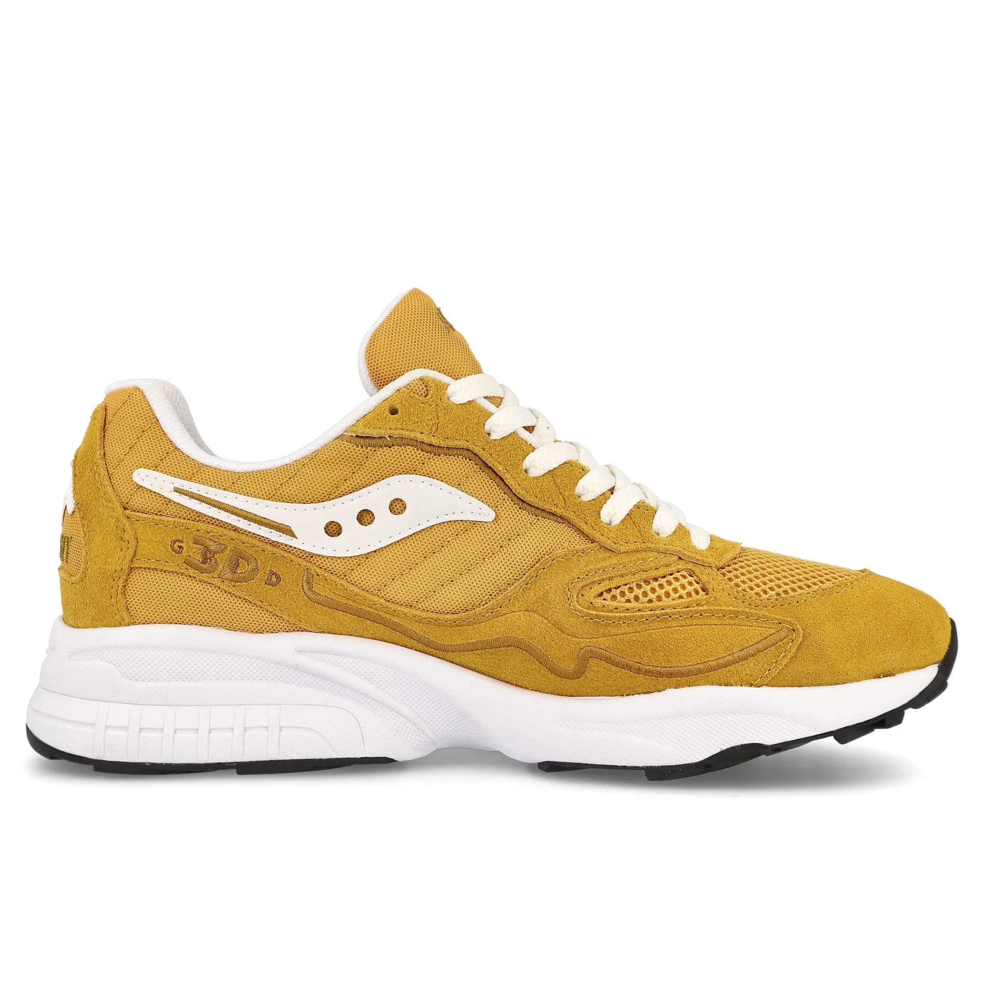 Low Tops | Retro & Running^Saucony 3d grid hurricane Mustard-White