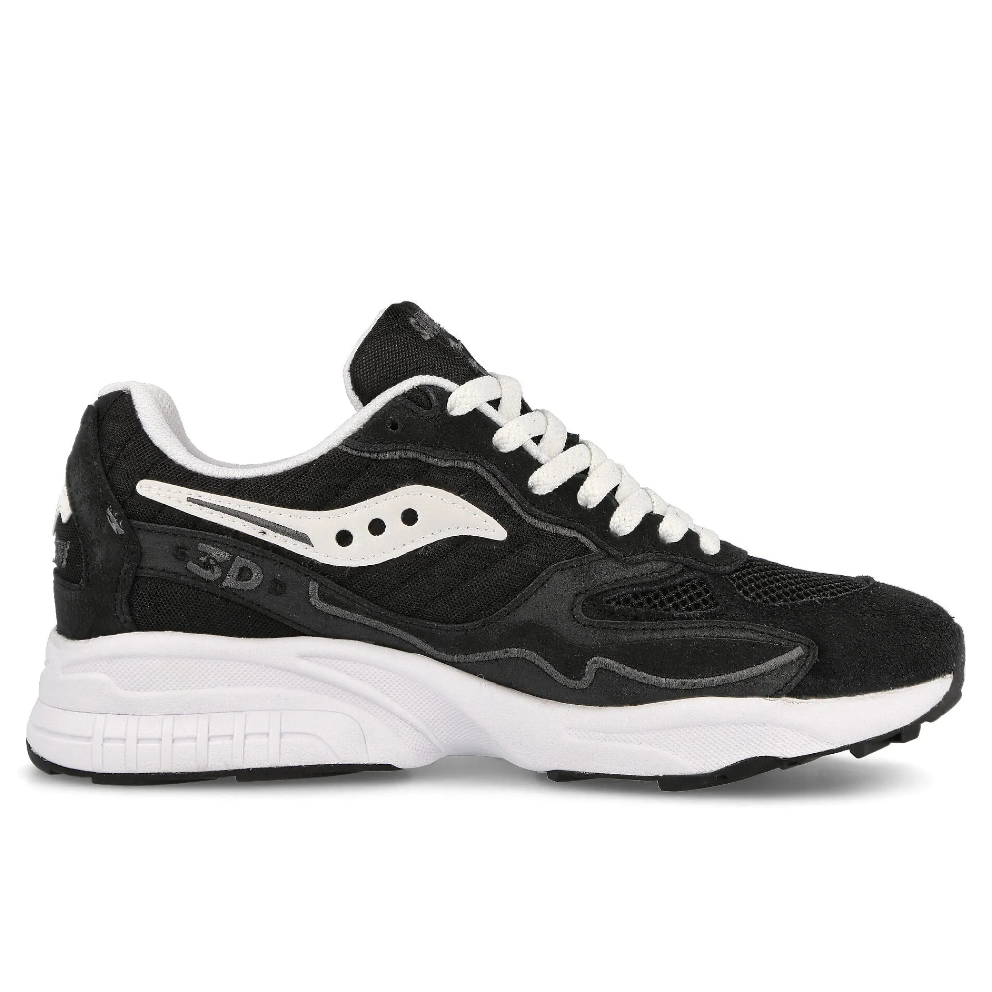 Low Tops | Retro & Running^Saucony 3d grid hurricane Black-White