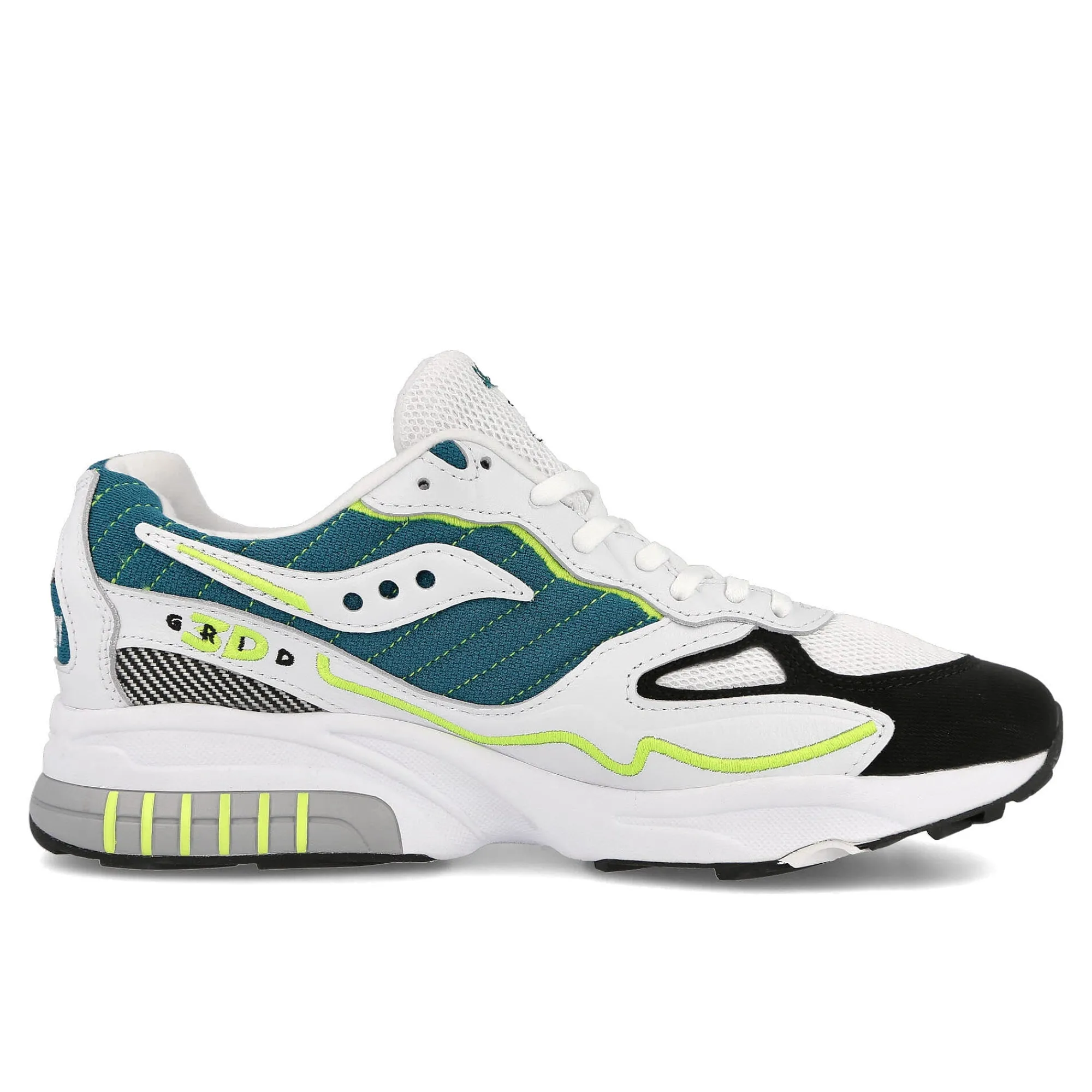 Low Tops | Retro & Running^Saucony 3d grid hurricane White-Green