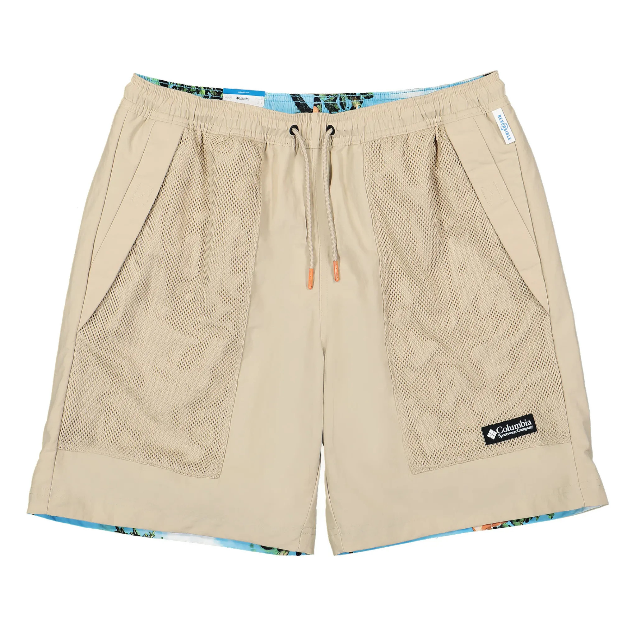 Pants & Shorts^Columbia Deschutes Valley Reversible Short AncientFossil/VistaBlueDeschutesDays