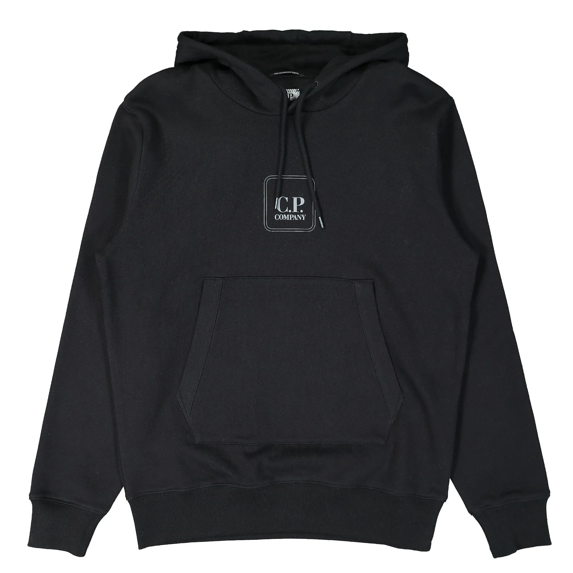 Sweatshirts & Hoodies^C.P. Company Diagonal Raised Fleece Hoodie Black