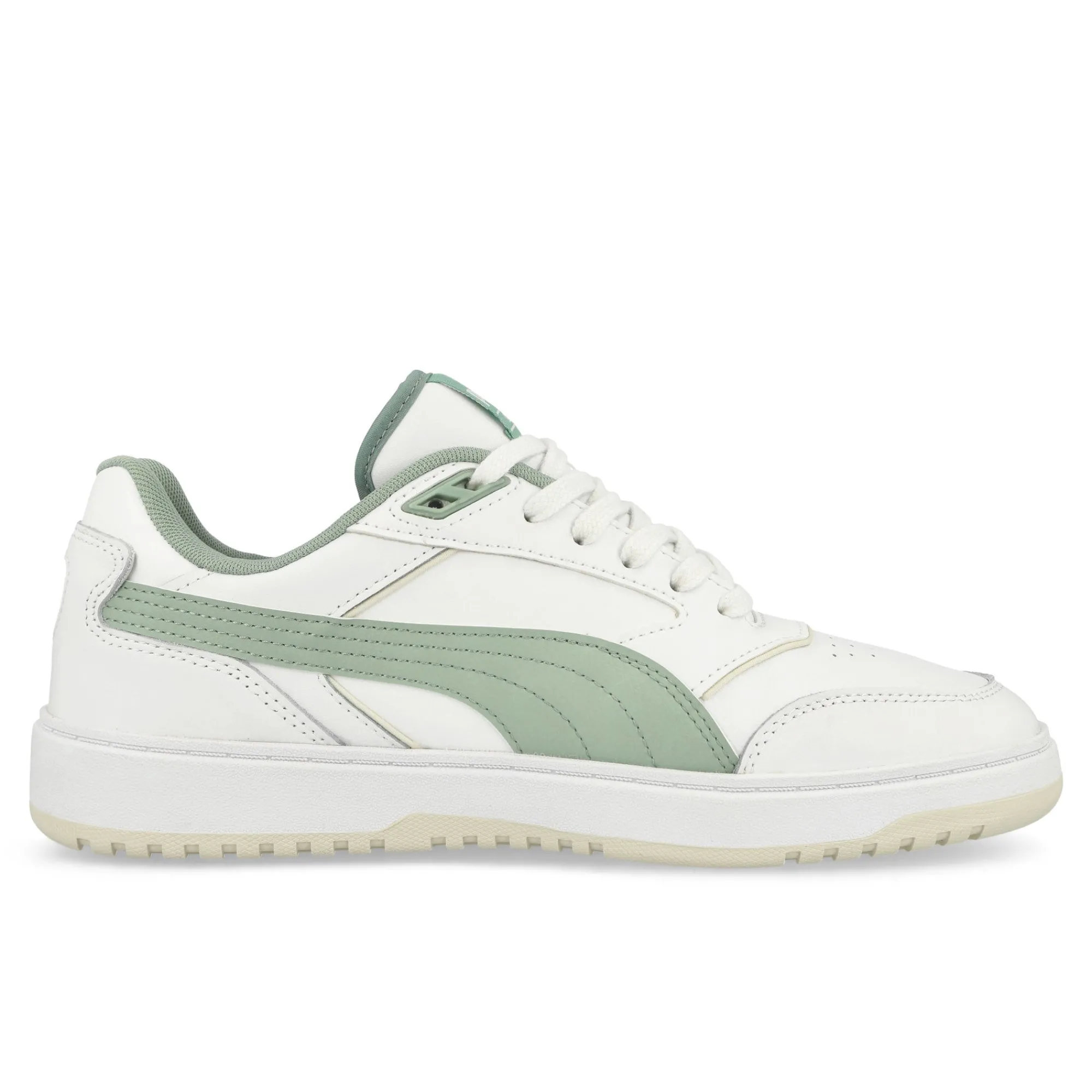 Low Tops | Basketball & Court^Puma Doublecourt PumaWhite-GreenFog