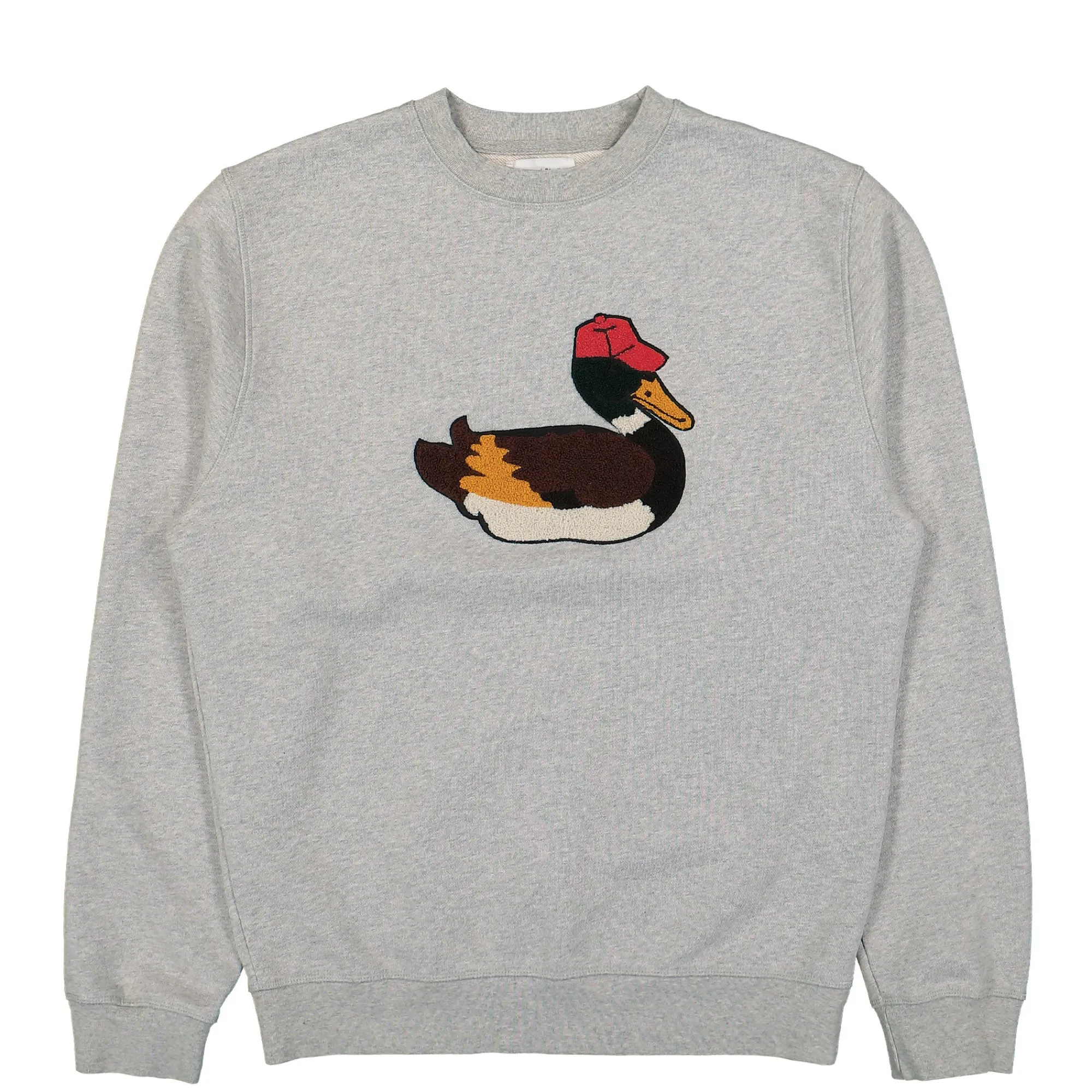 Sweatshirts & Hoodies^Edmmond Studios Duck Hunt Sweatshirt PlainGreyMelange