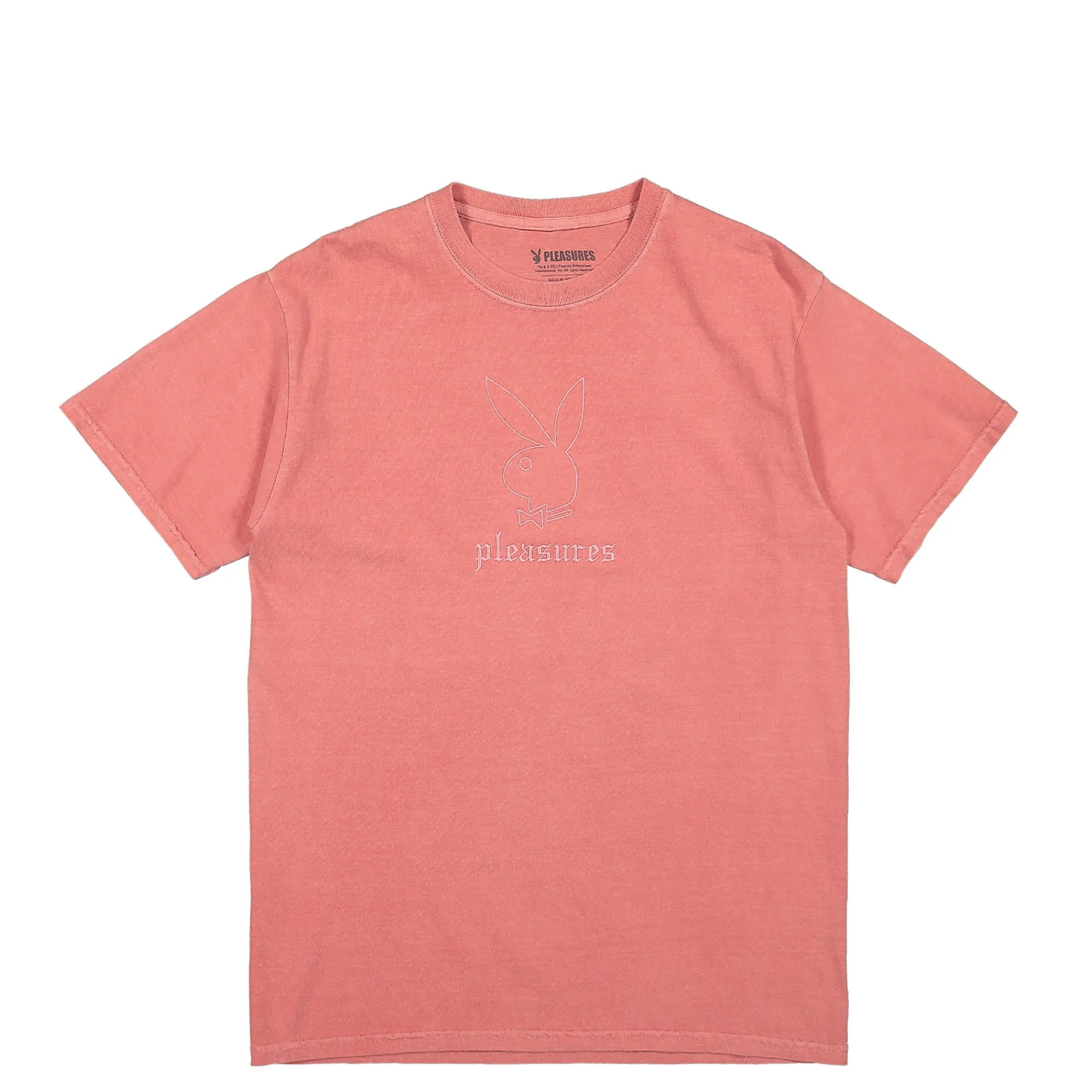 T-Shirts & Long Sleeves^Pleasures Entertainment Pigment Dye T-Shirt Red