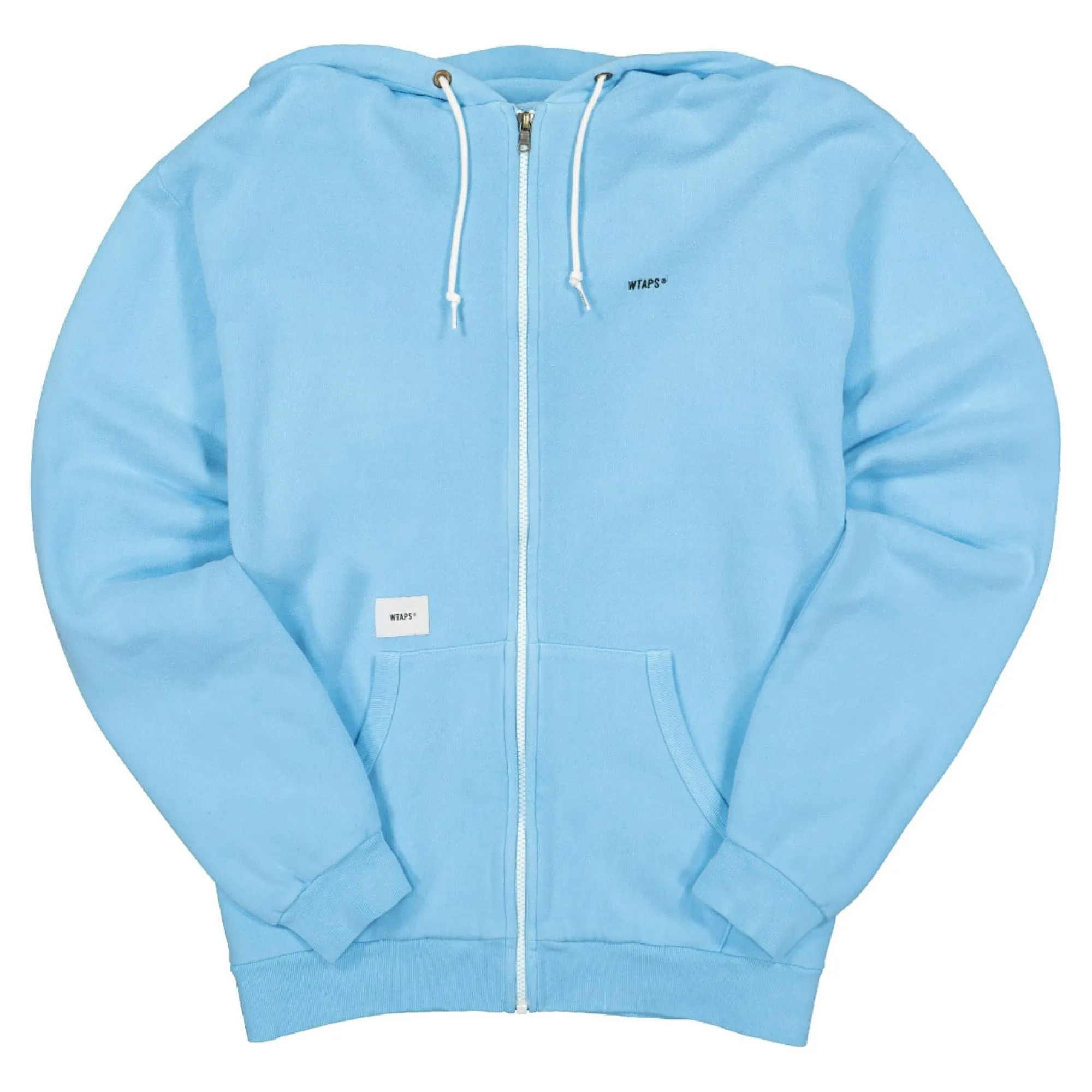 Sweatshirts & Hoodies^WTAPS Flat Zip Up Hooded Sweatshirt Blue