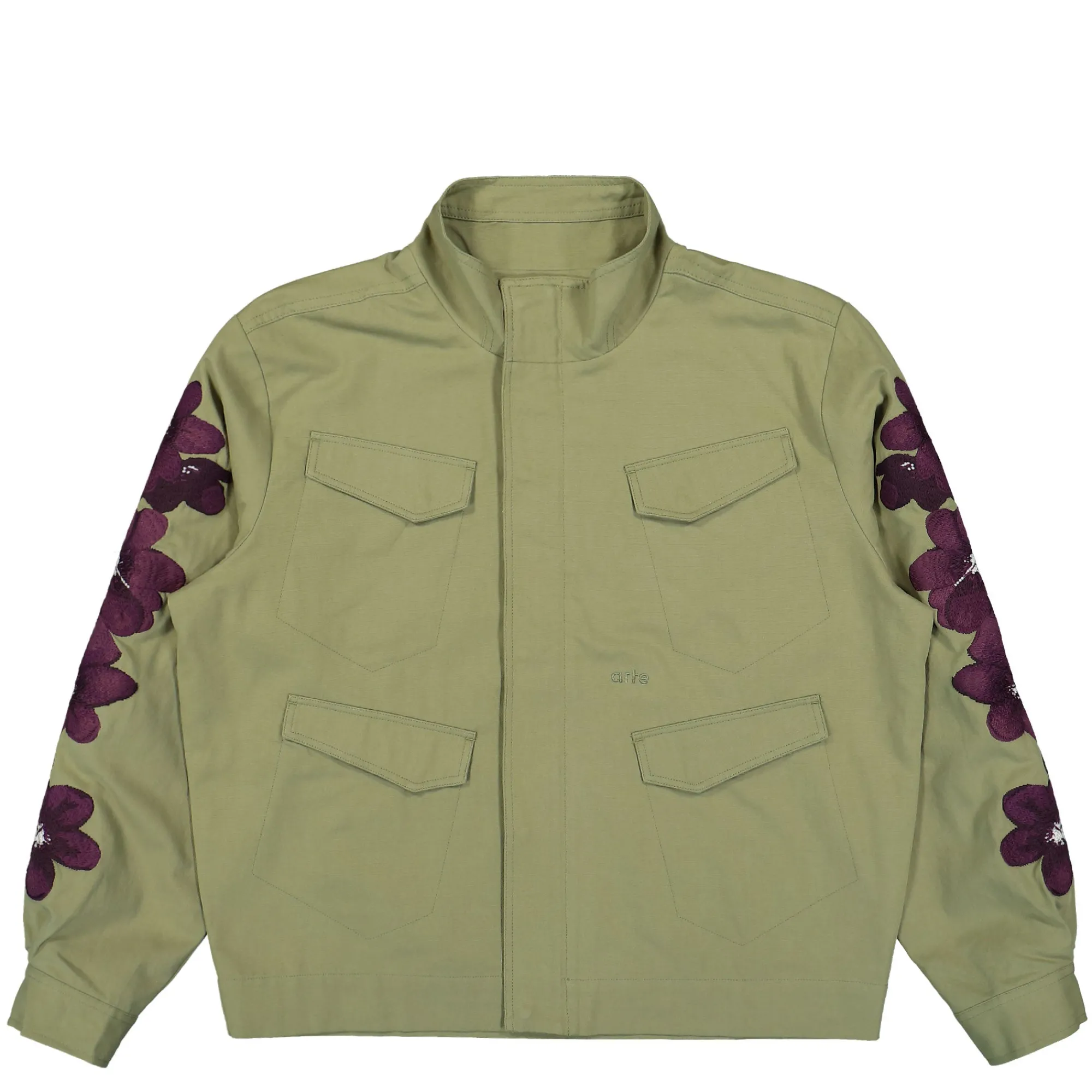 Jackets & Coats^Arte Antwerp Flower Embroidery Jacket OliveGreen