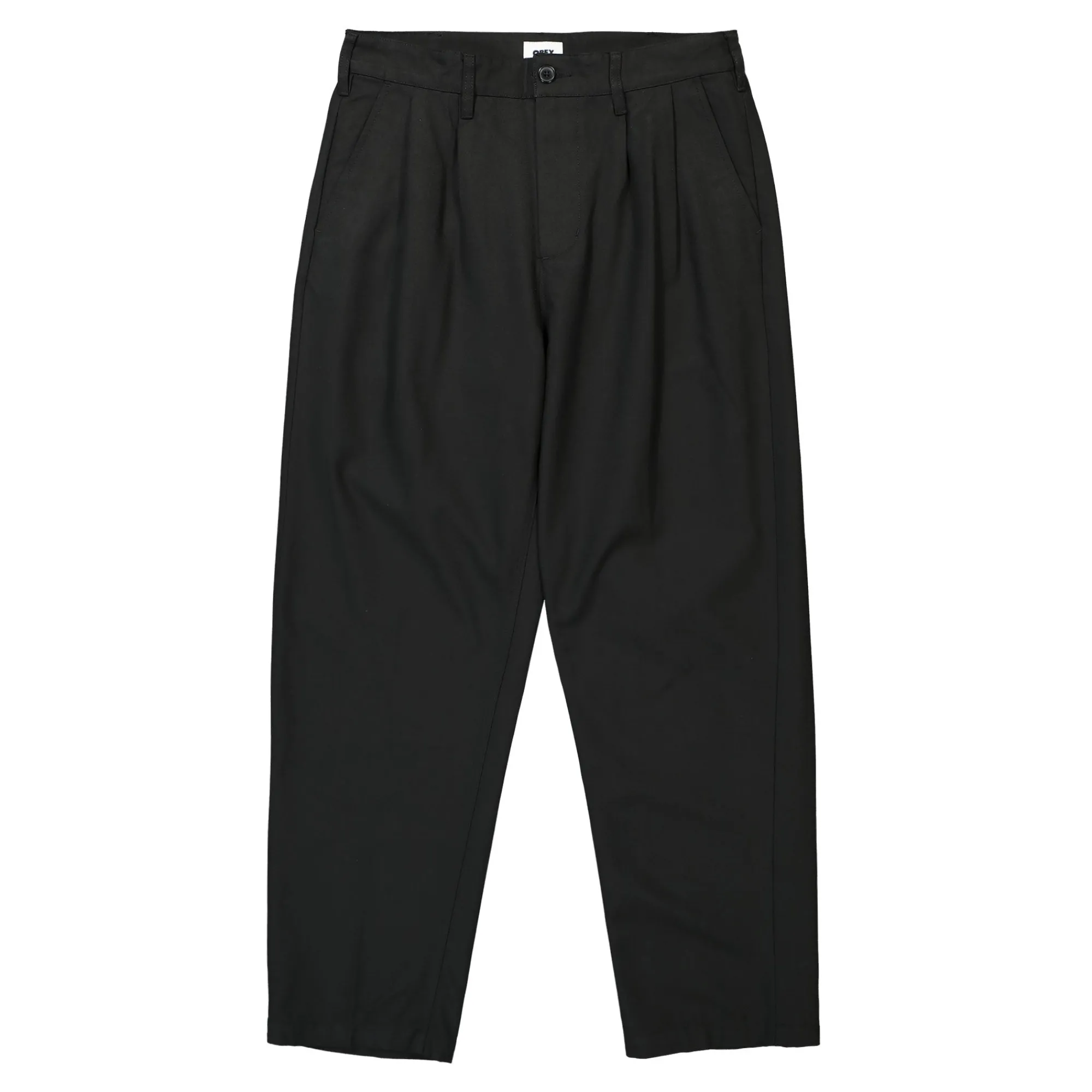 Pants & Shorts^Obey Fubar Pleated Pant Black