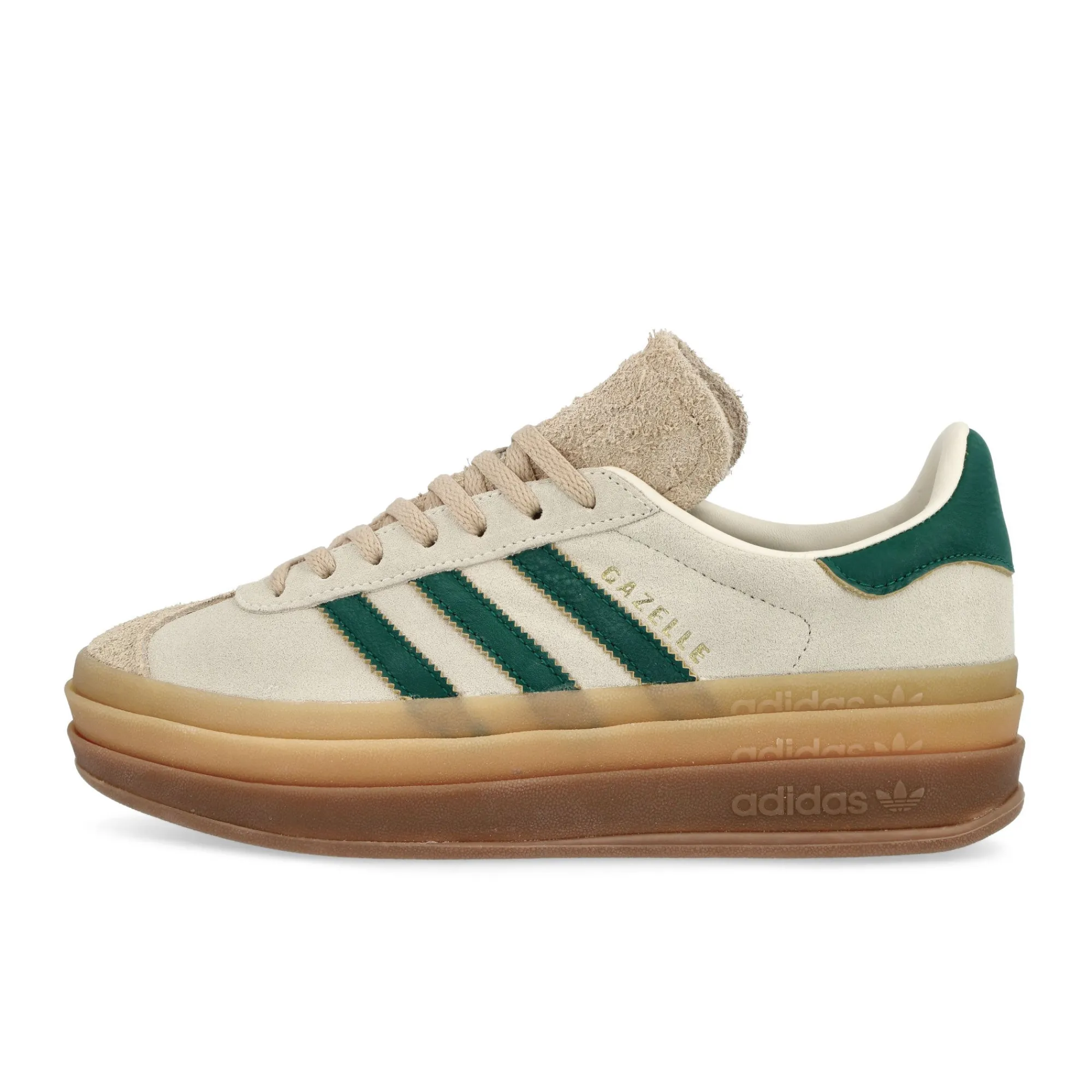 Low Tops | The Classics^adidas Gazelle Bold W CreamWhite/CollegiateGreen/MagicBeige