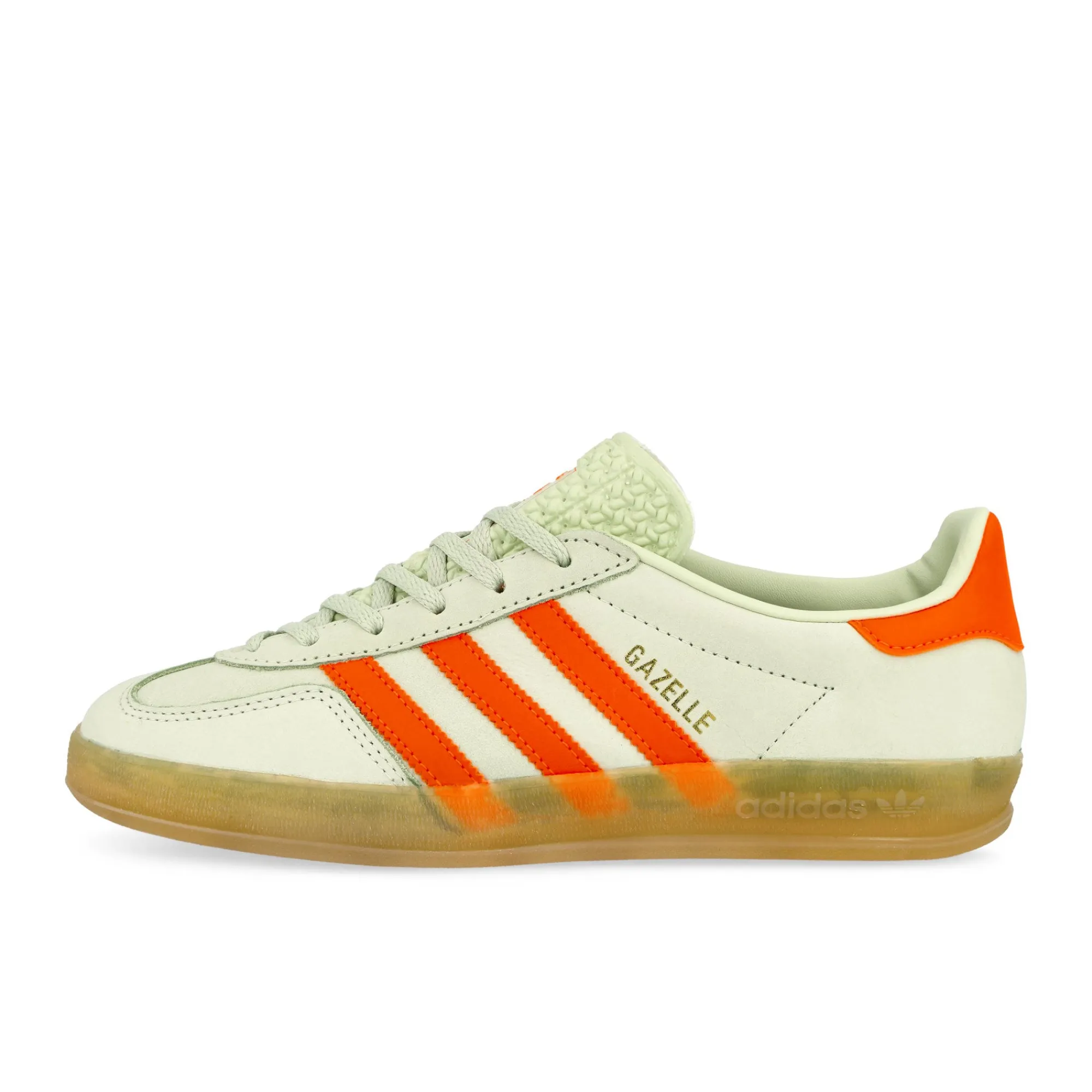 Low Tops | The Classics^adidas Gazelle Indoor W LinenGreen/SolarOrange/Gum3