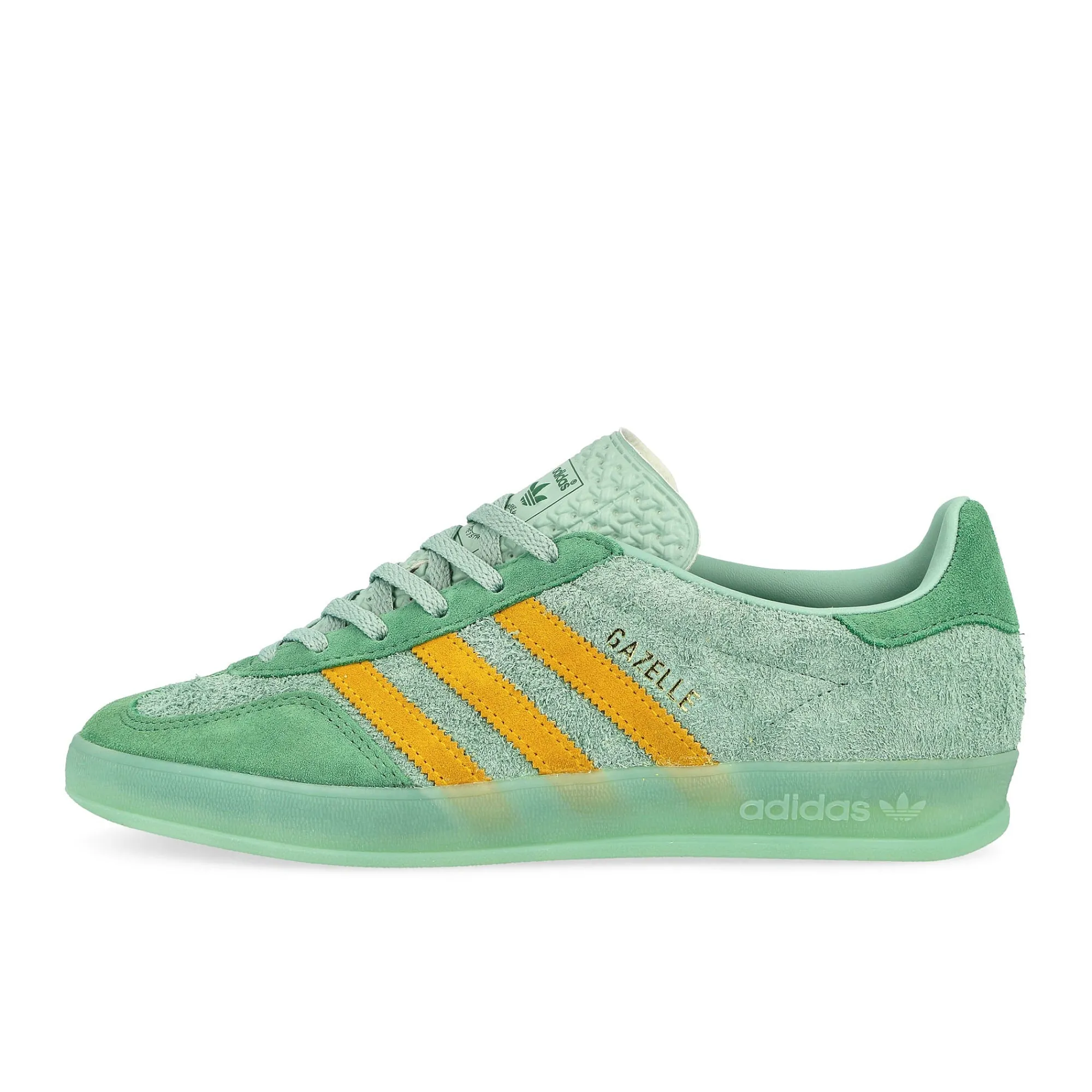 Low Tops | The Classics^adidas Gazelle Indoor W HazyGreen/PrelovedGreen/CrewYellow