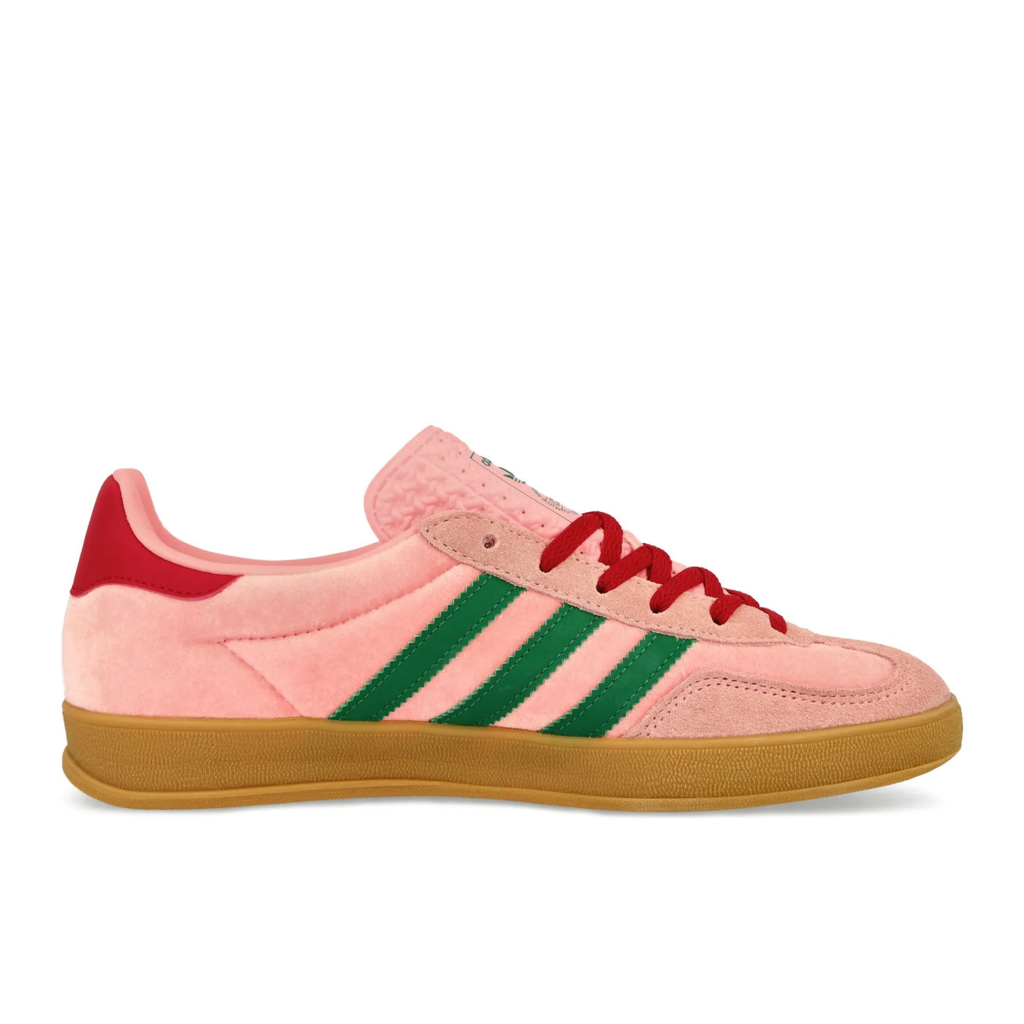 Low Tops | The Classics^adidas Gazelle Indoor W CourtGreen/GlowPink/Gumm3