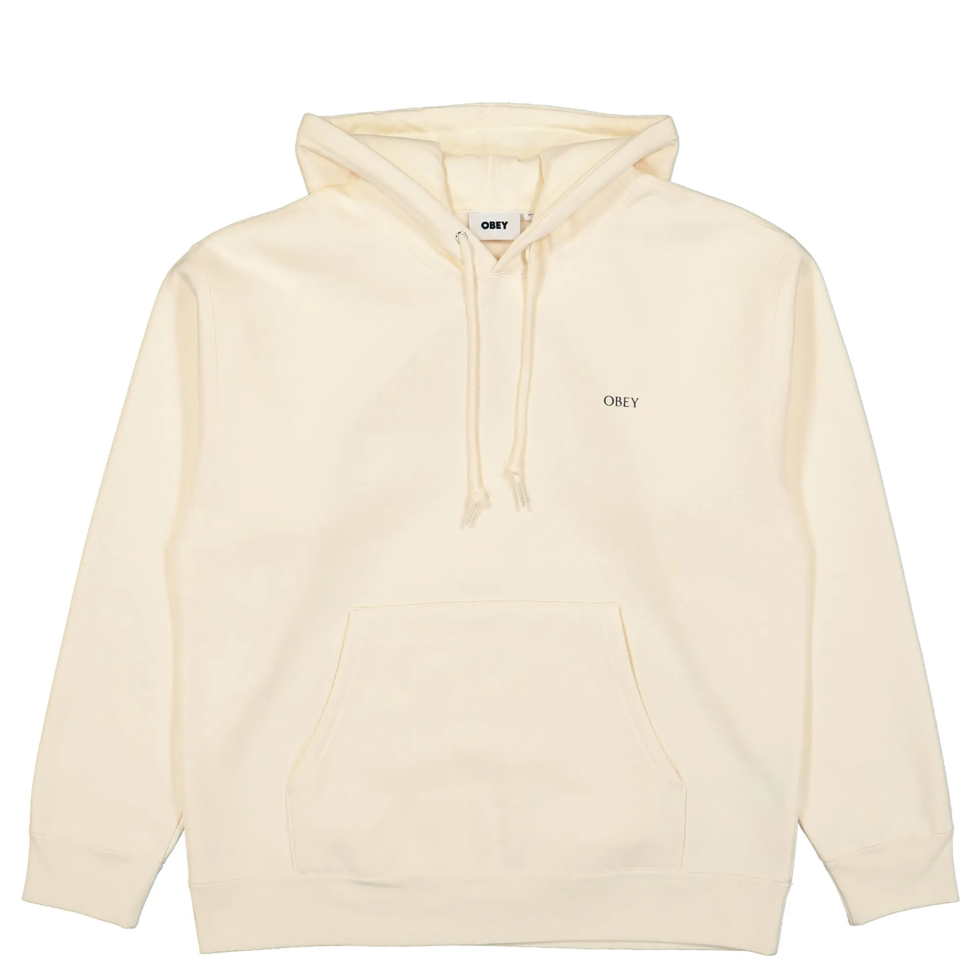 Sweatshirts & Hoodies^Obey Geometric Power Canvas Hoodie Unbleached