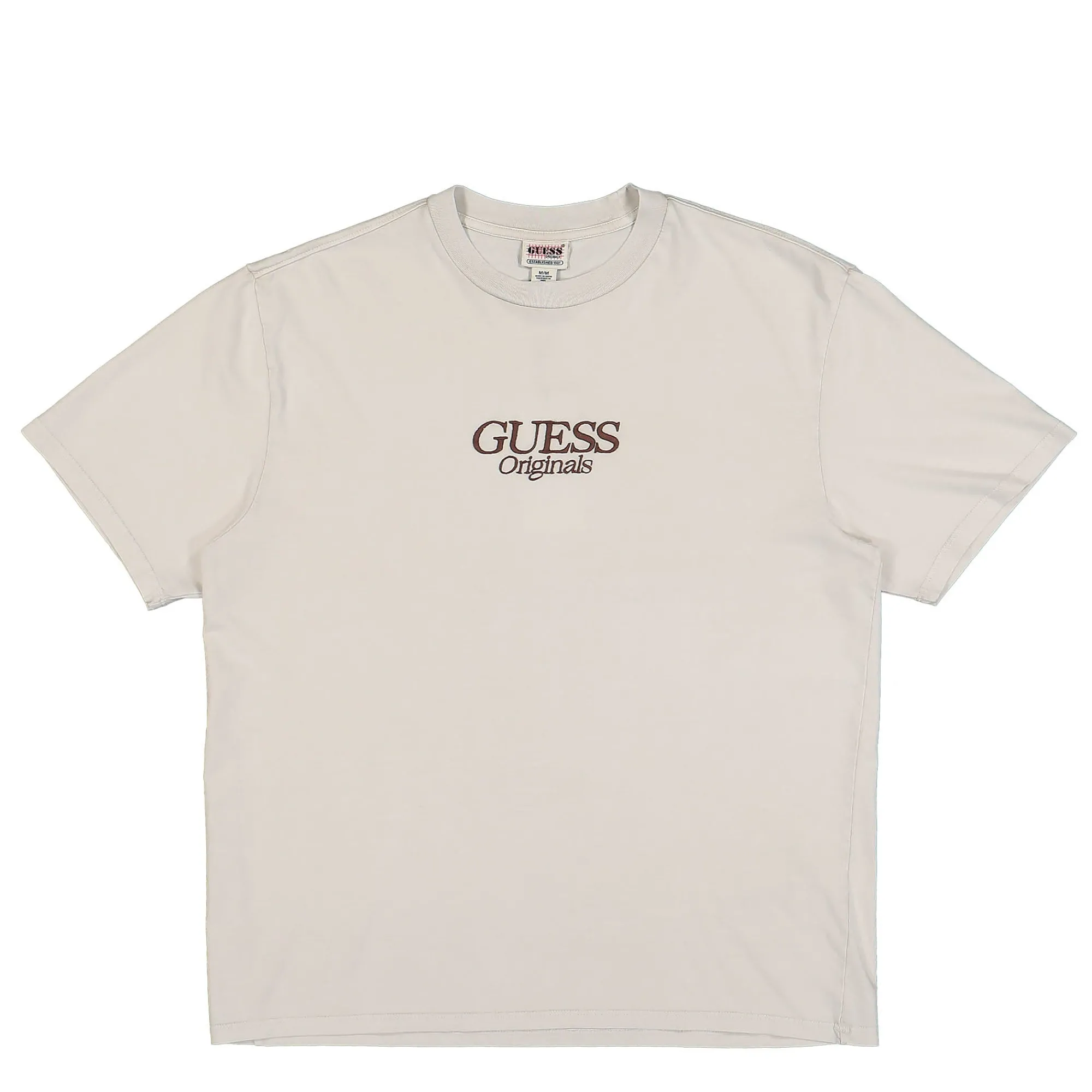 T-Shirts & Long Sleeves^GUESS Originals Go Brent Logo Script Tee SandyShoreMulti