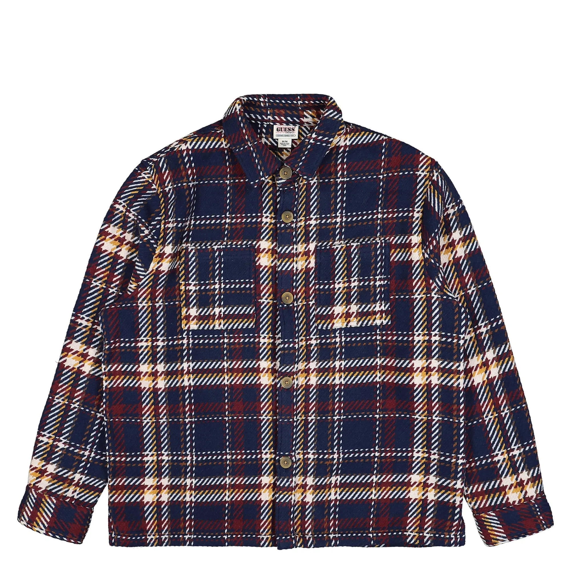 Jackets & Coats^GUESS Originals Go Jacob Shirt Jacket MedievalBlue