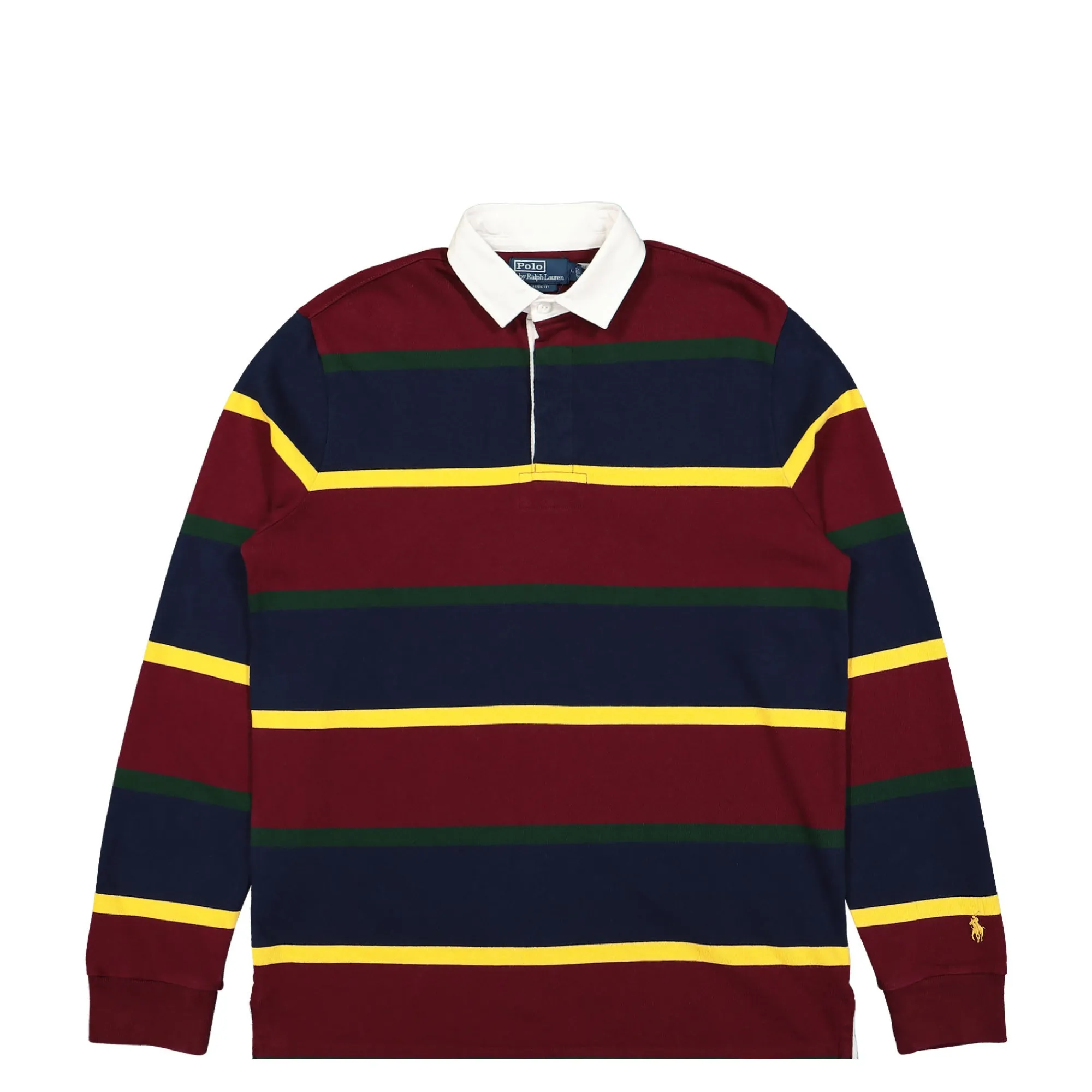 T-Shirts & Long Sleeves^Polo Ralph Lauren Heavy Rugby Jersey WineRed/Multi