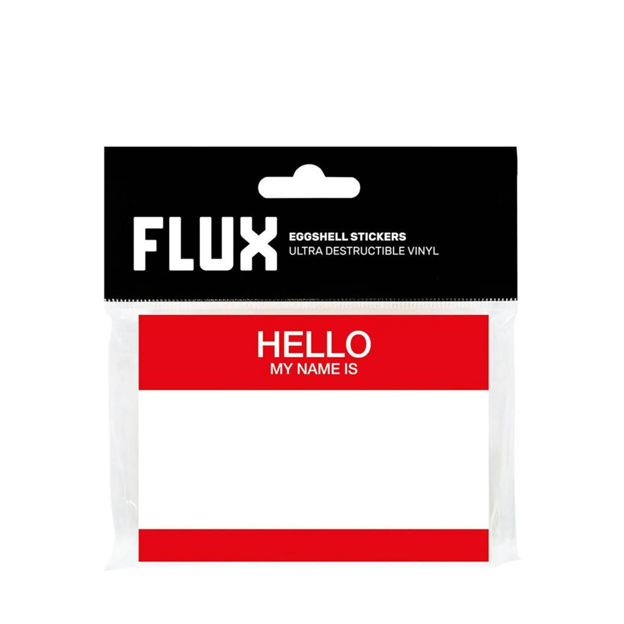 Sticker^Flux HMNI Eggshell Stickers Red 50 Pack