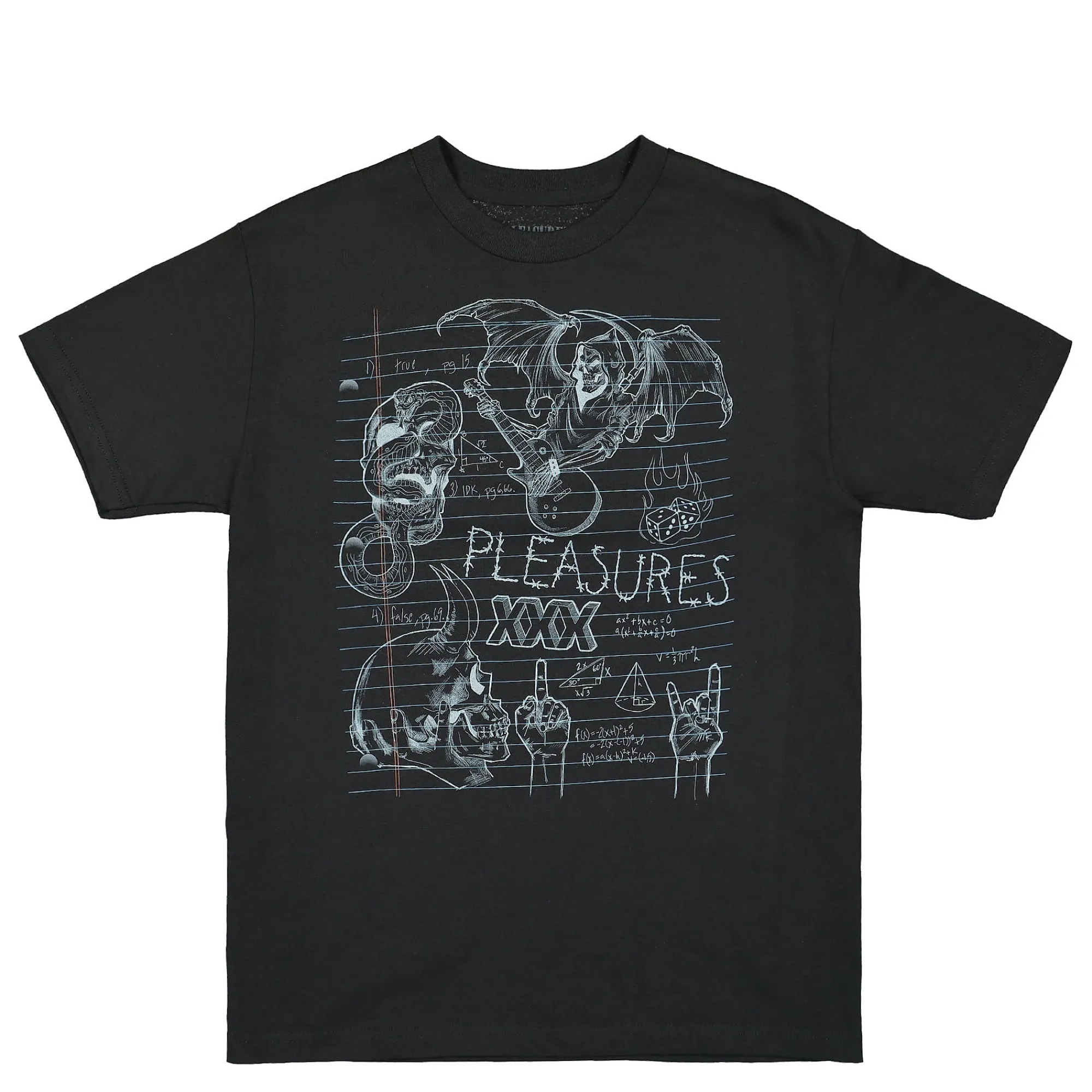 T-Shirts & Long Sleeves^Pleasures Homework T-Shirt Black