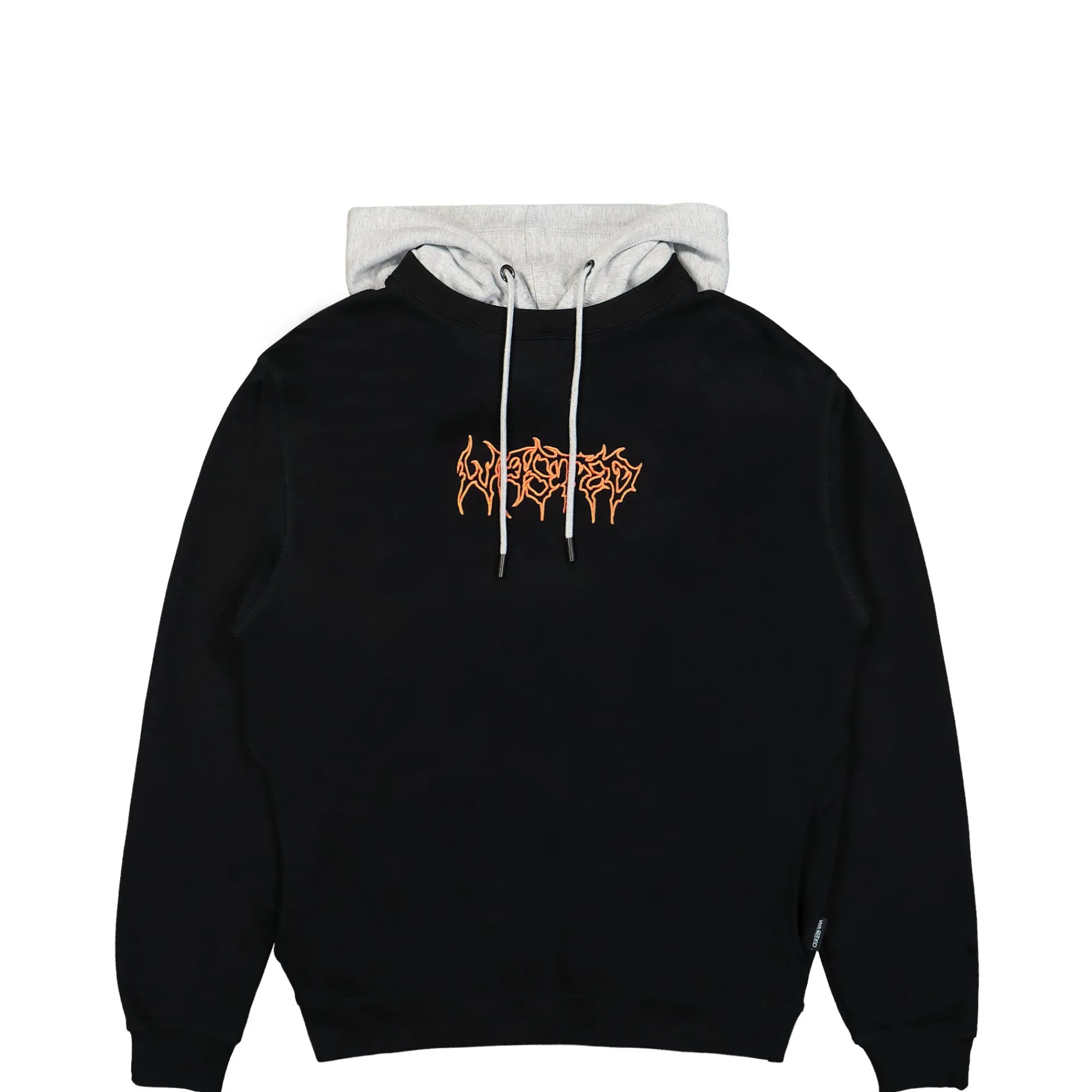 Sweatshirts & Hoodies^Wasted Paris Hoodie Telly Feeler Black/AshGrey